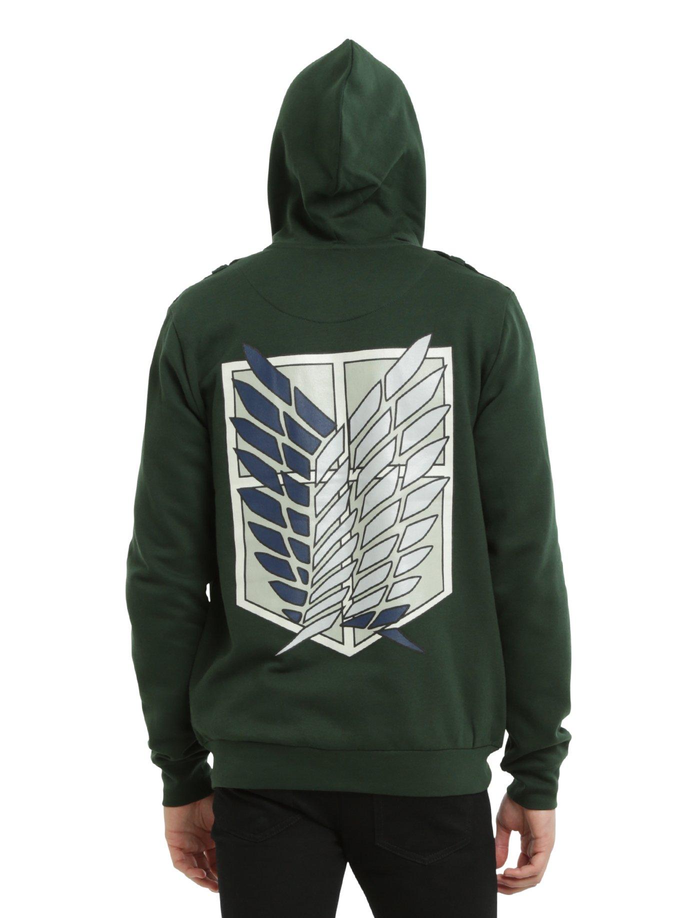 Attack On Titan Scouting Legion Jacket Hoodie, , alternate