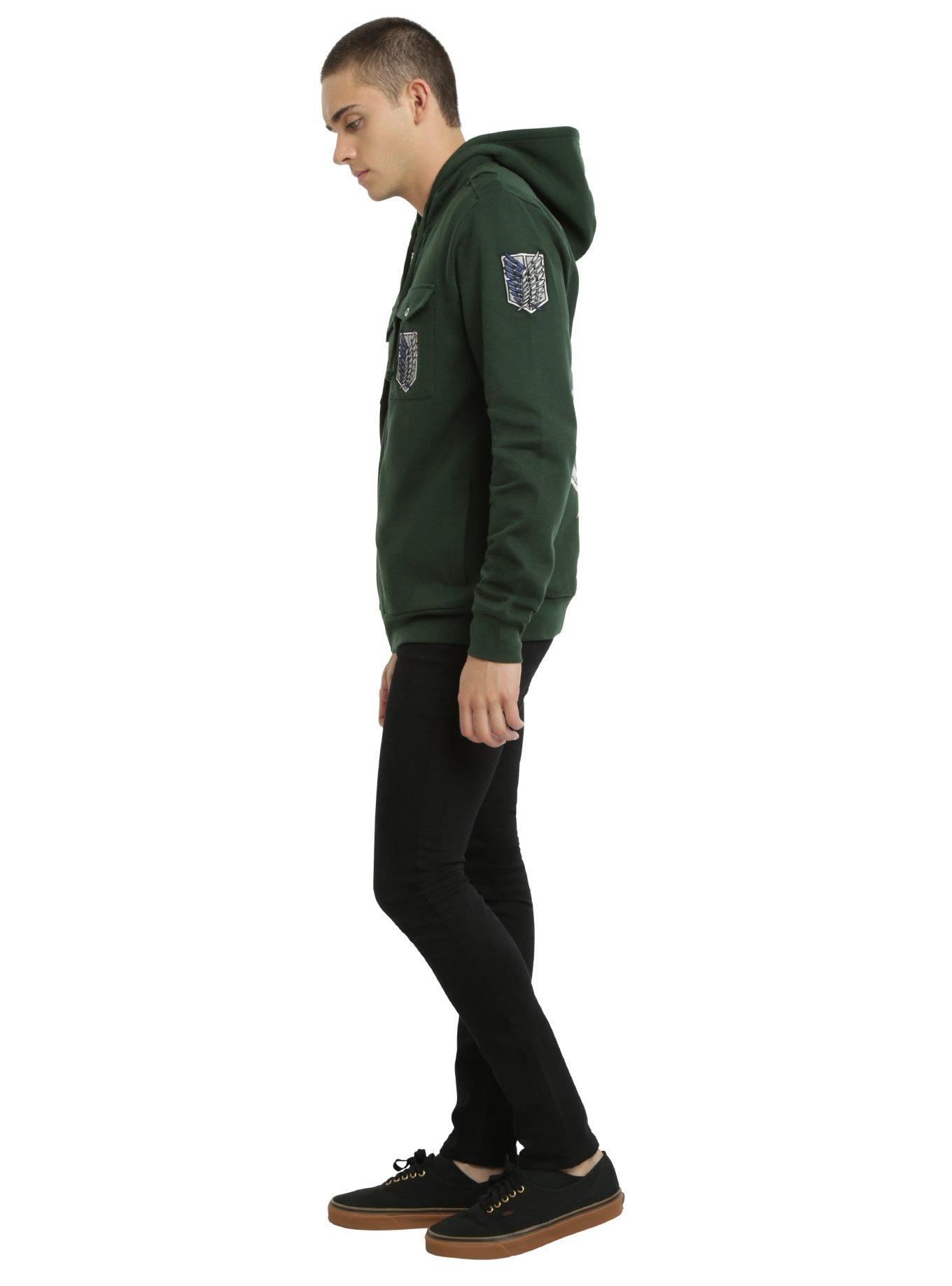 Attack On Titan Scouting Legion Jacket Hoodie, , alternate