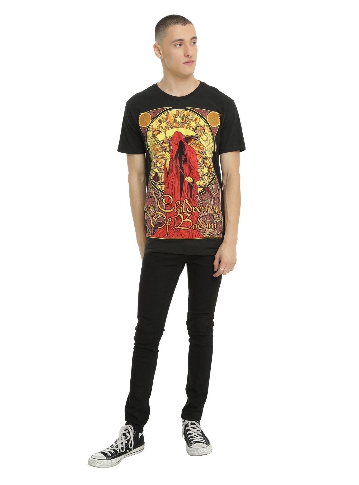 Children Of Bodom Art Nouveau Reaper T-Shirt, , alternate