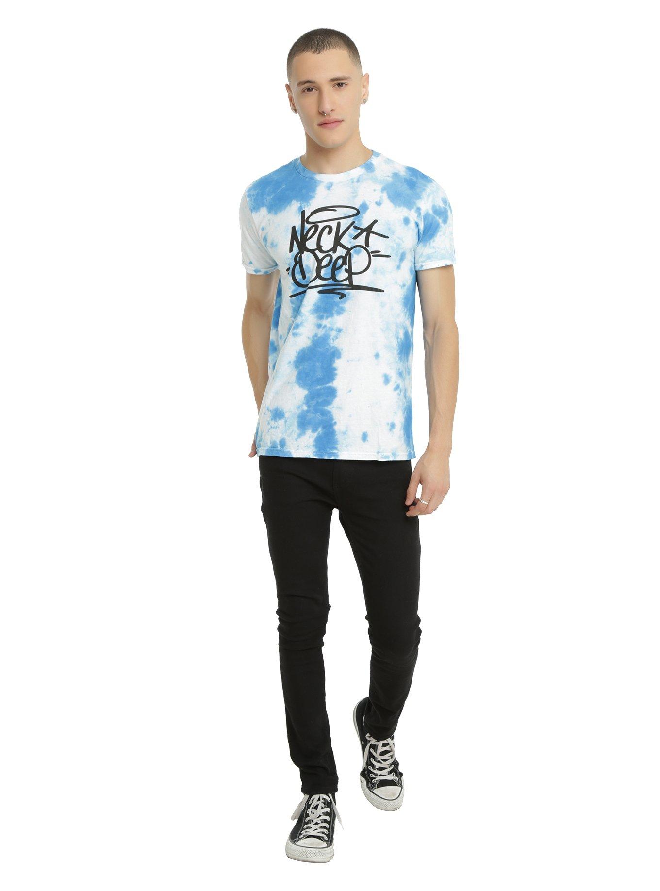 Neck Deep Grafitti Logo Tie Dye T-Shirt, , alternate