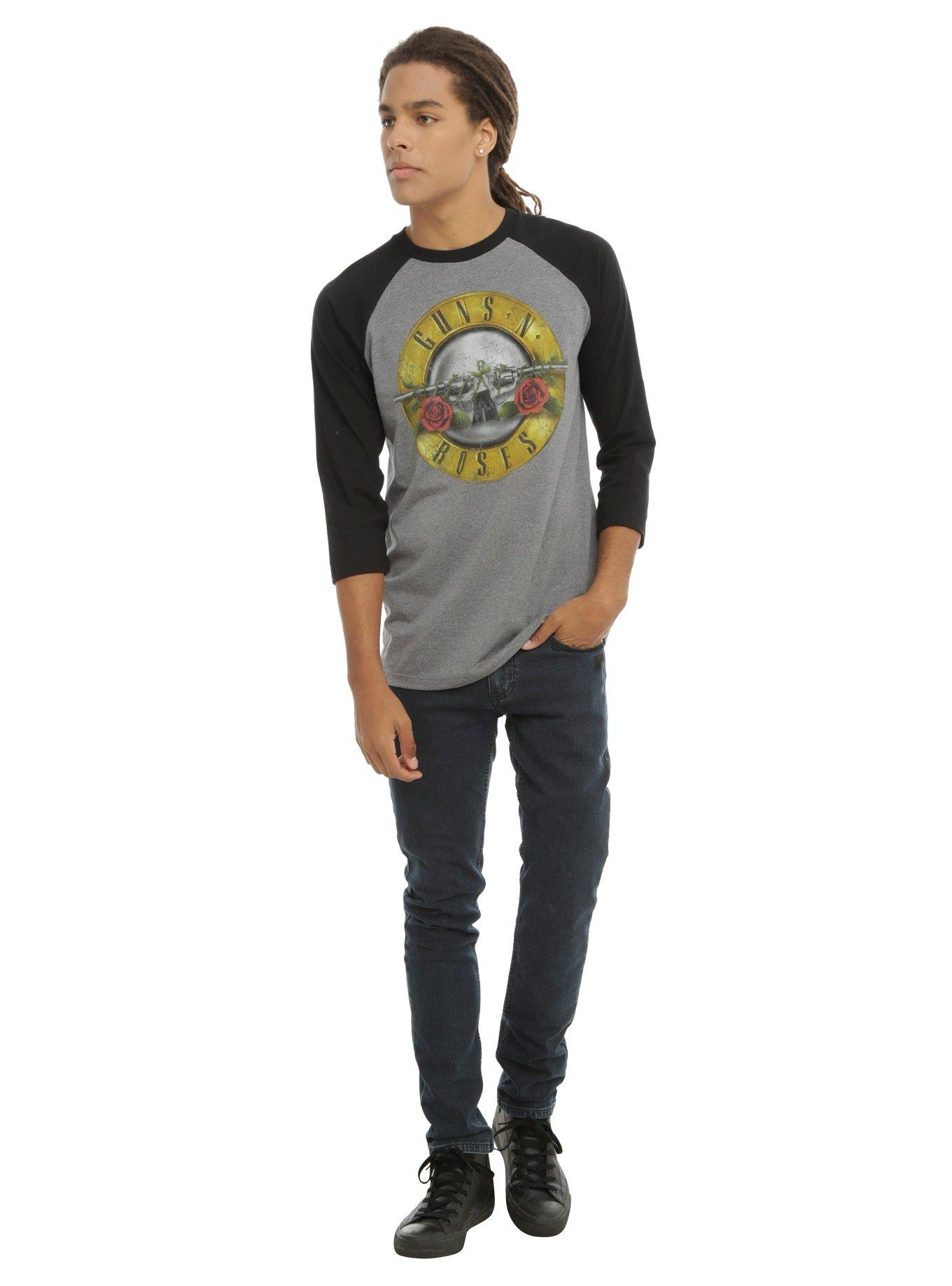 Guns N' Roses Classic Logo Raglan, , alternate