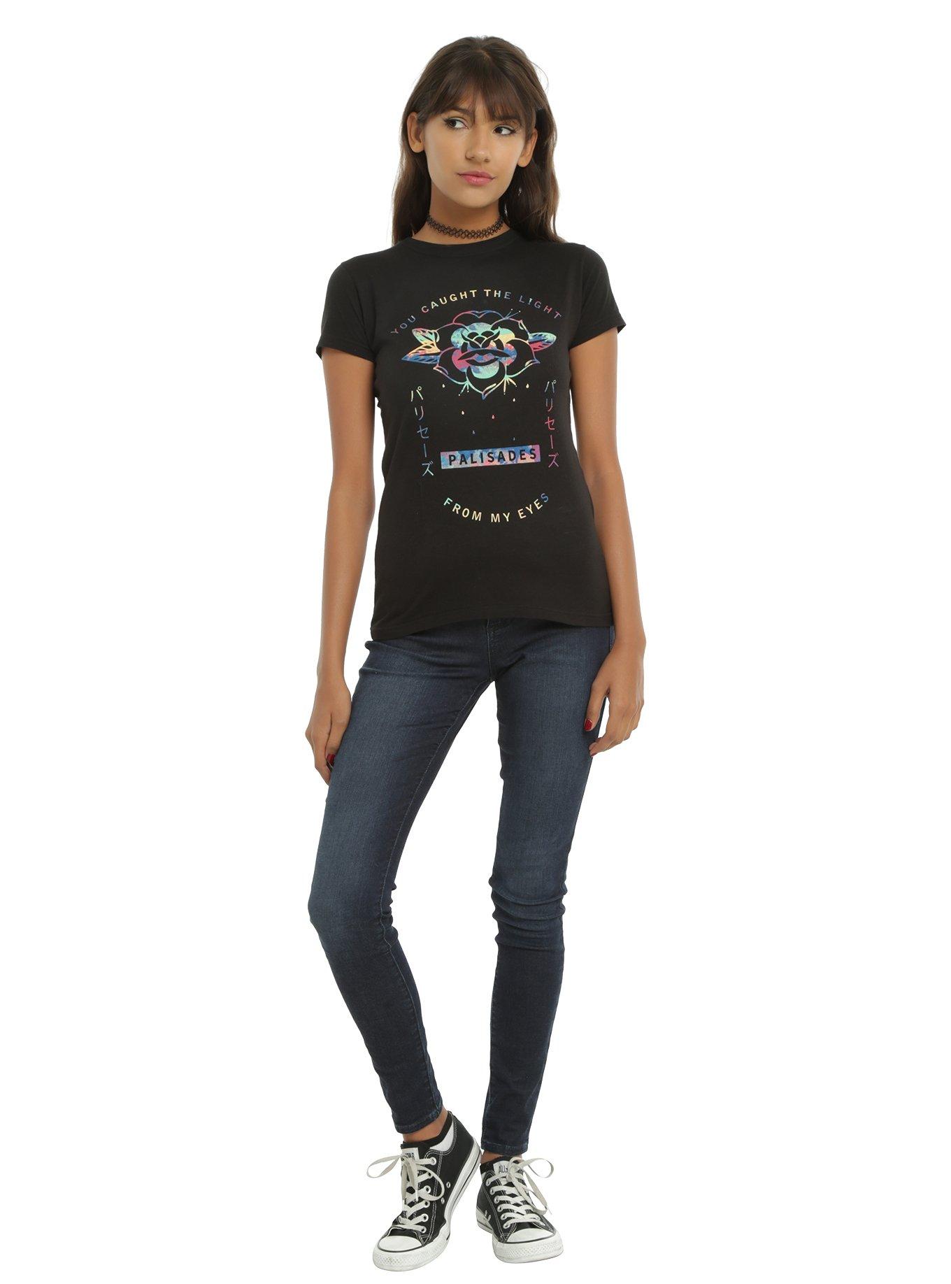 Palisades Flower Logo Girls T-Shirt, , alternate