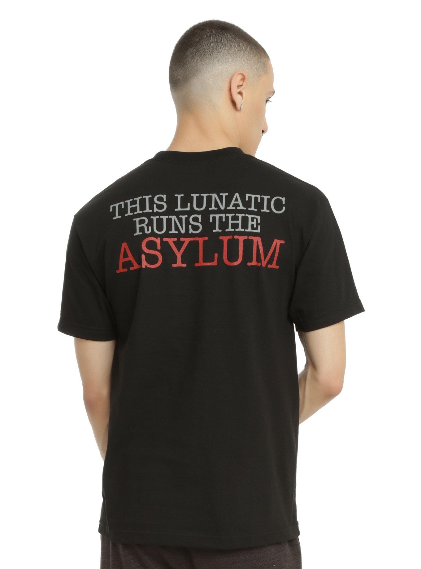 WWE Dean Ambrose This Lunatic Runs the Asylum T-Shirt, , alternate