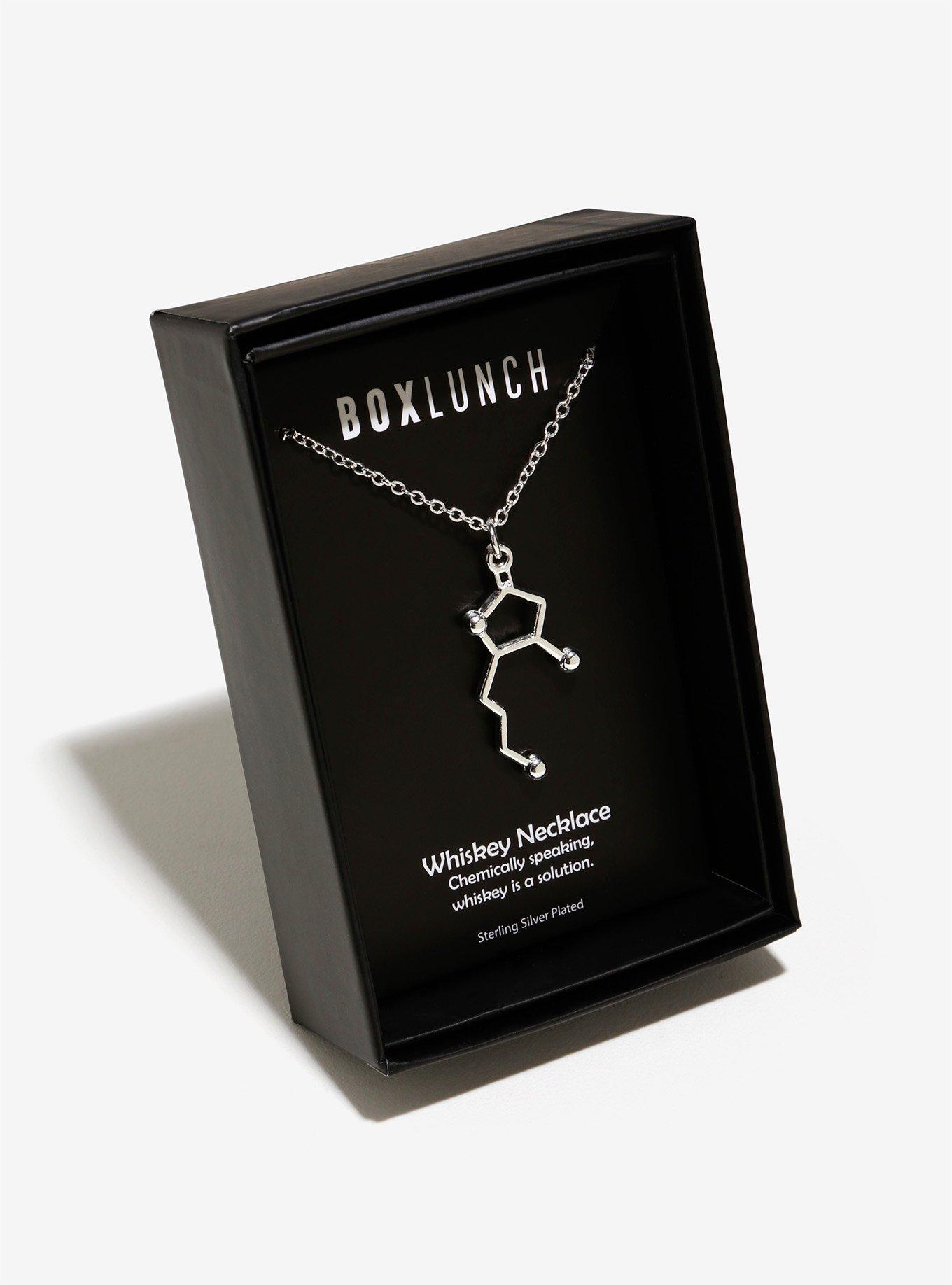 Whiskey Sterling Silver Plated Necklace, , alternate