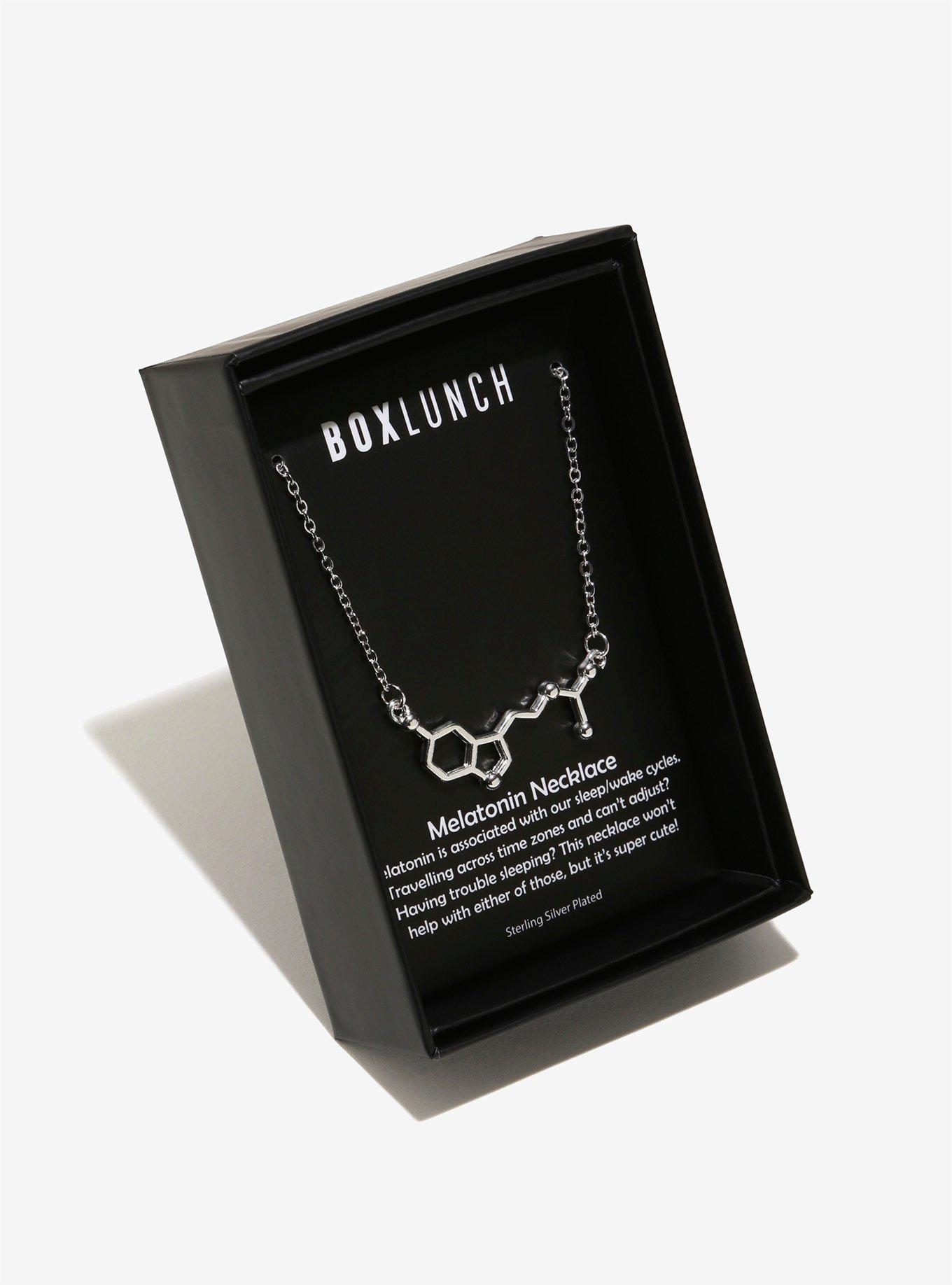 Melatonin Sterling Silver Plated Necklace, , alternate