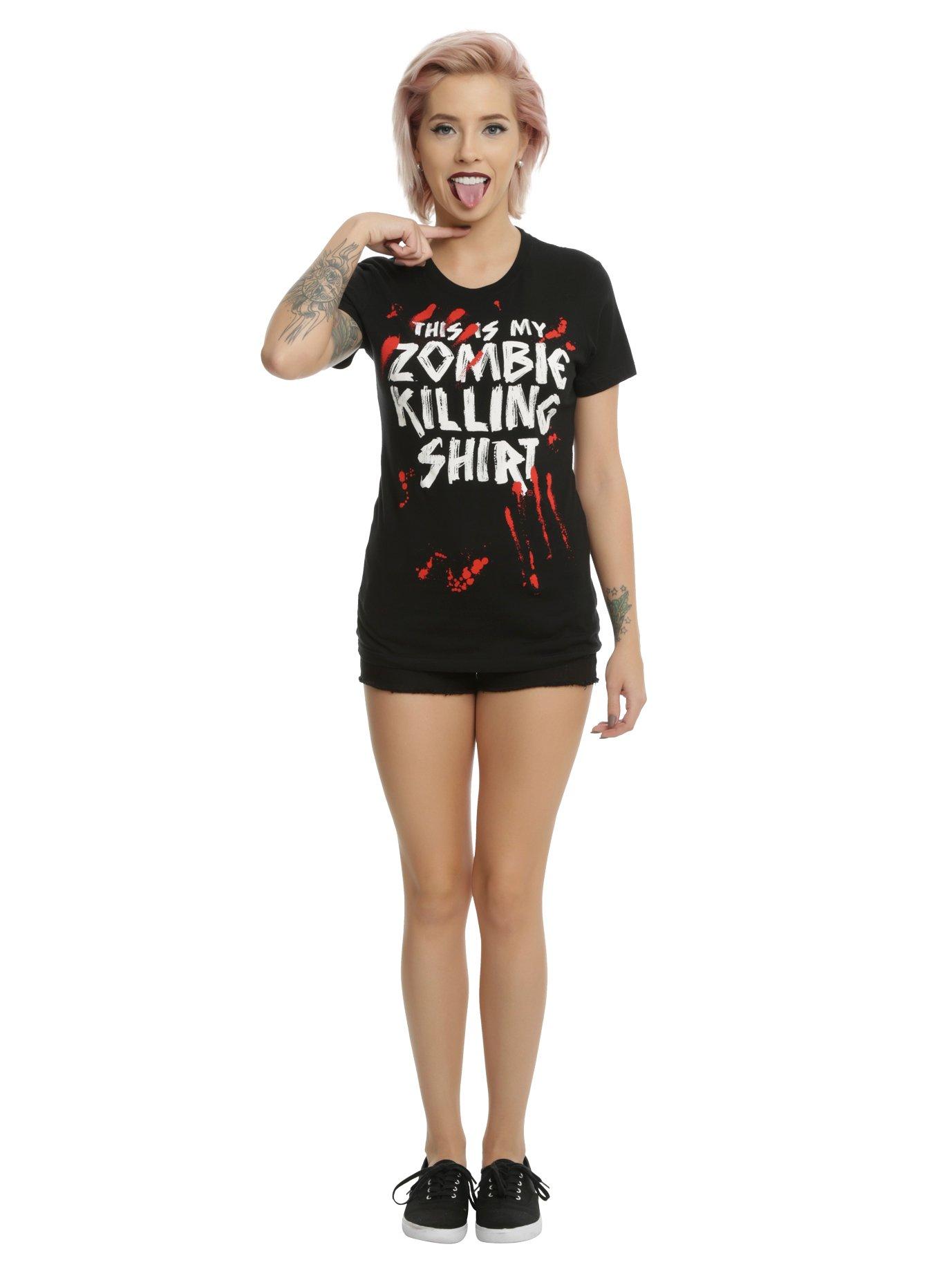 Zombie Killing Girls T-Shirt, , alternate