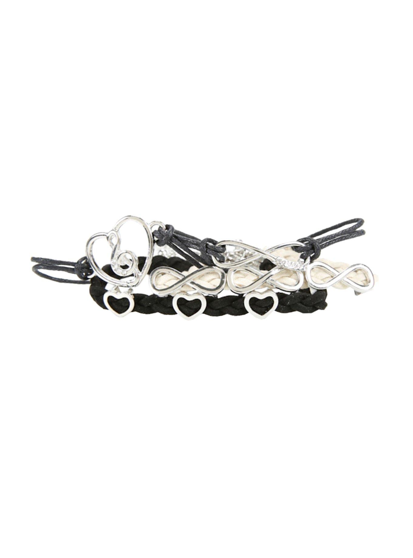 Blackheart Music Infinity Cord Bracelet Set, , alternate