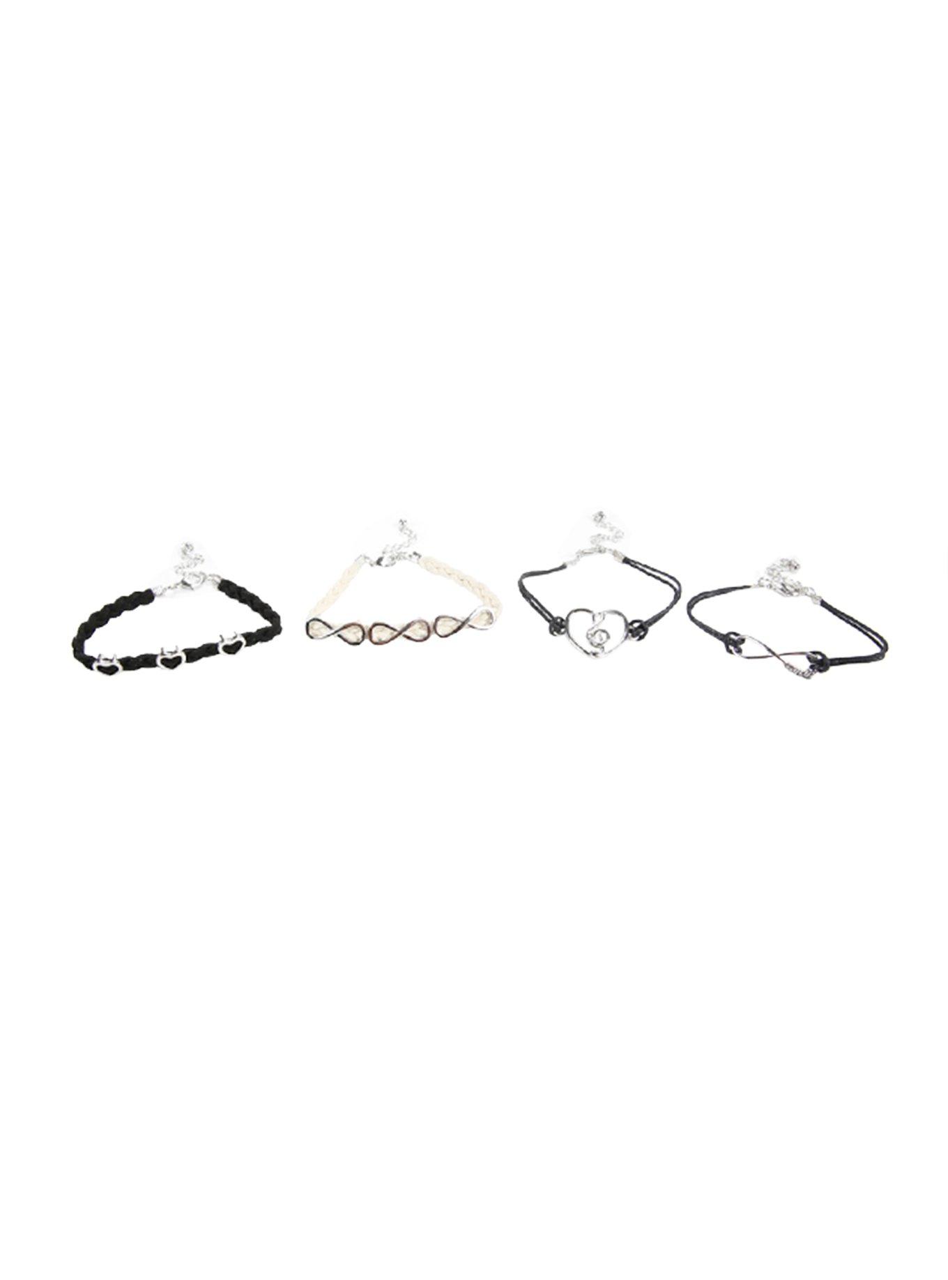 Blackheart Music Infinity Cord Bracelet Set, , alternate