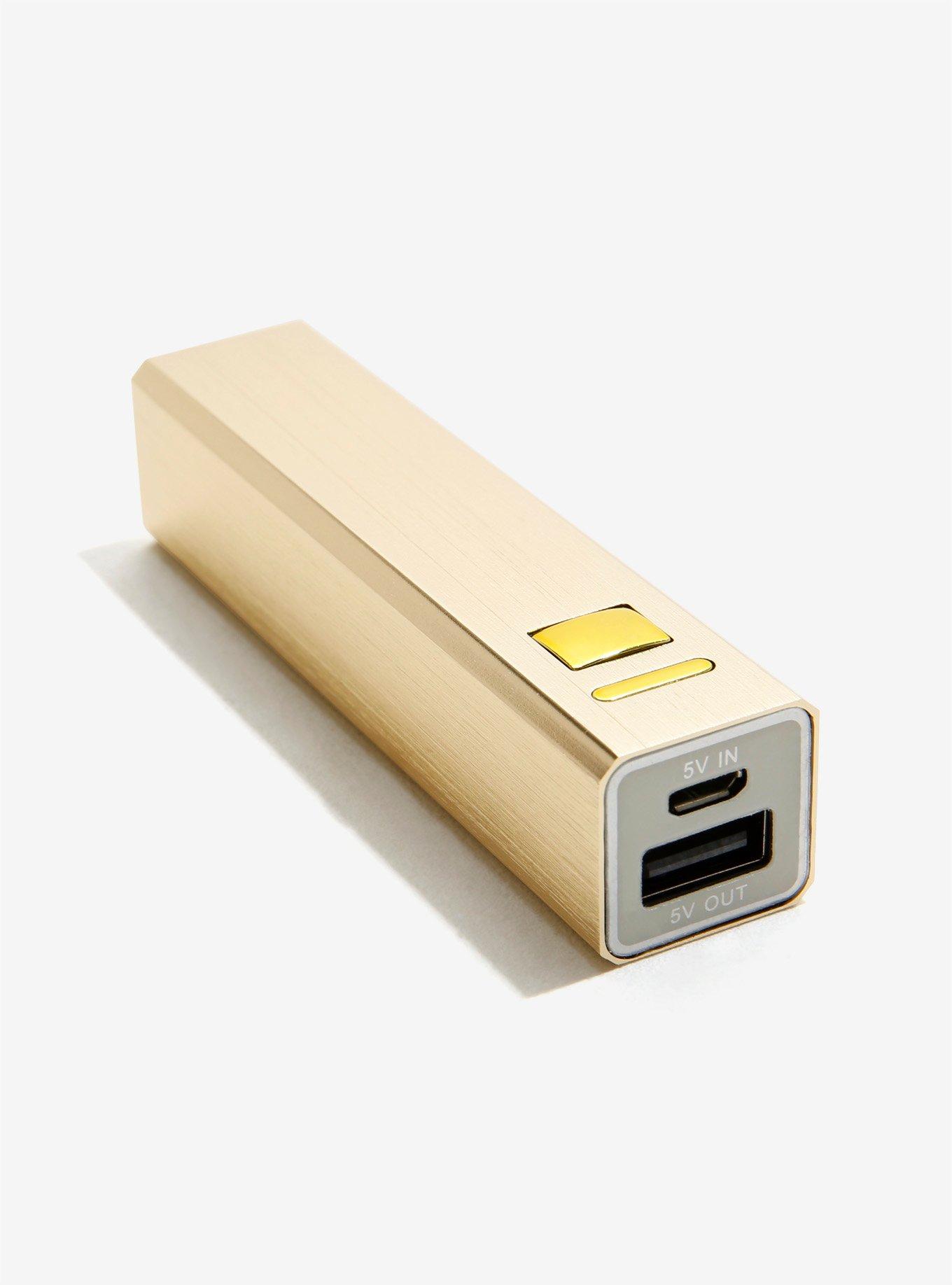 LMNT Portable Phone Charger &ndash; Brushed Gold, , alternate