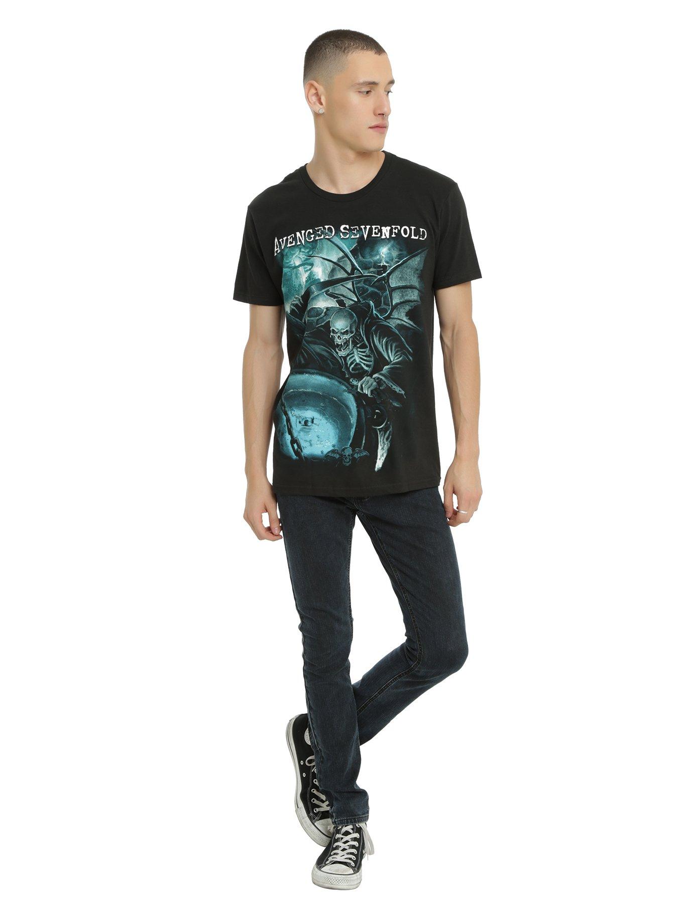 Avenged Sevenfold Reaper Cauldron T-Shirt, , alternate