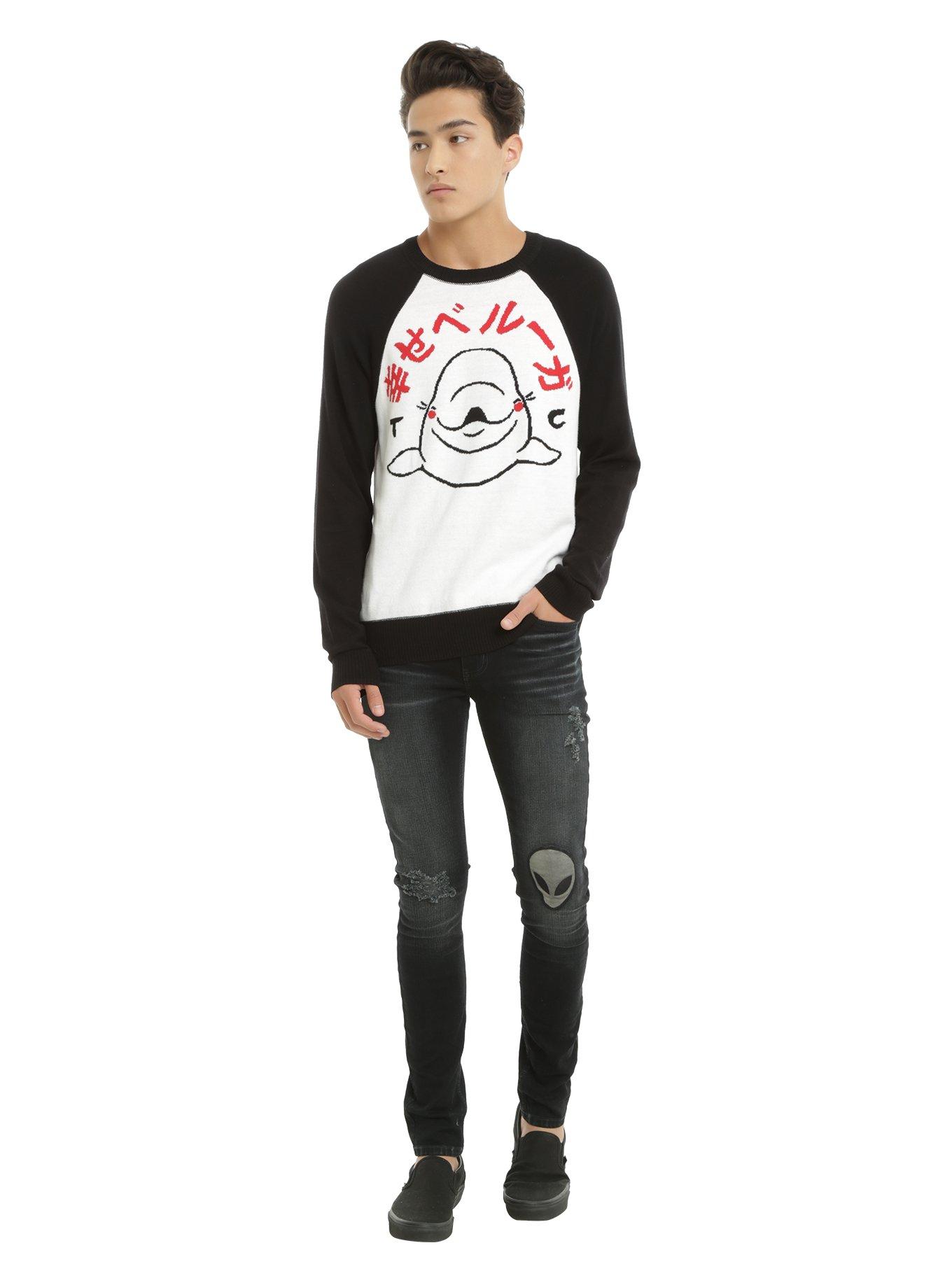 Tyler Carter Happy Beluga Sweater, , alternate