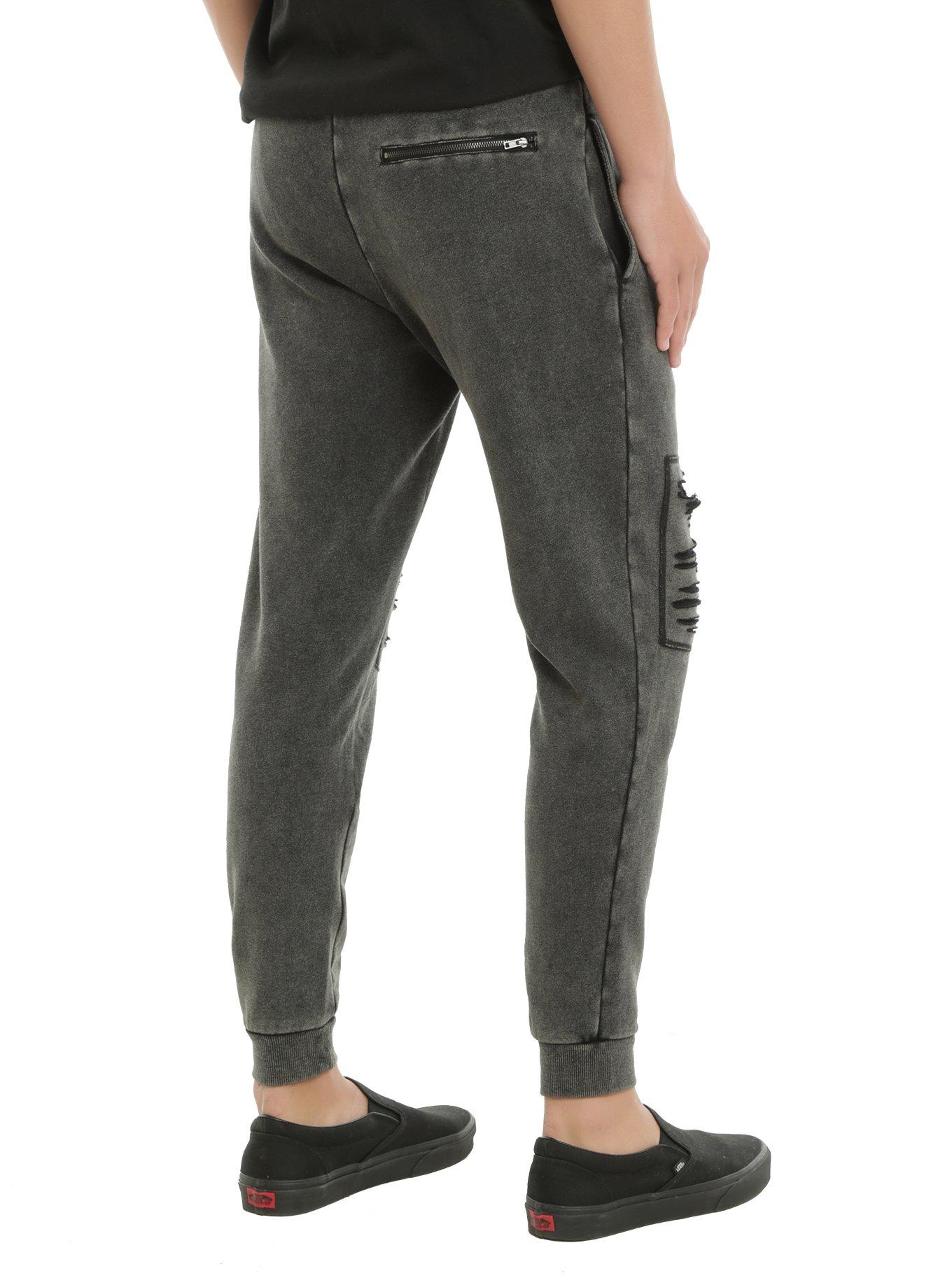Tyler Carter Destructed Jogger, , alternate