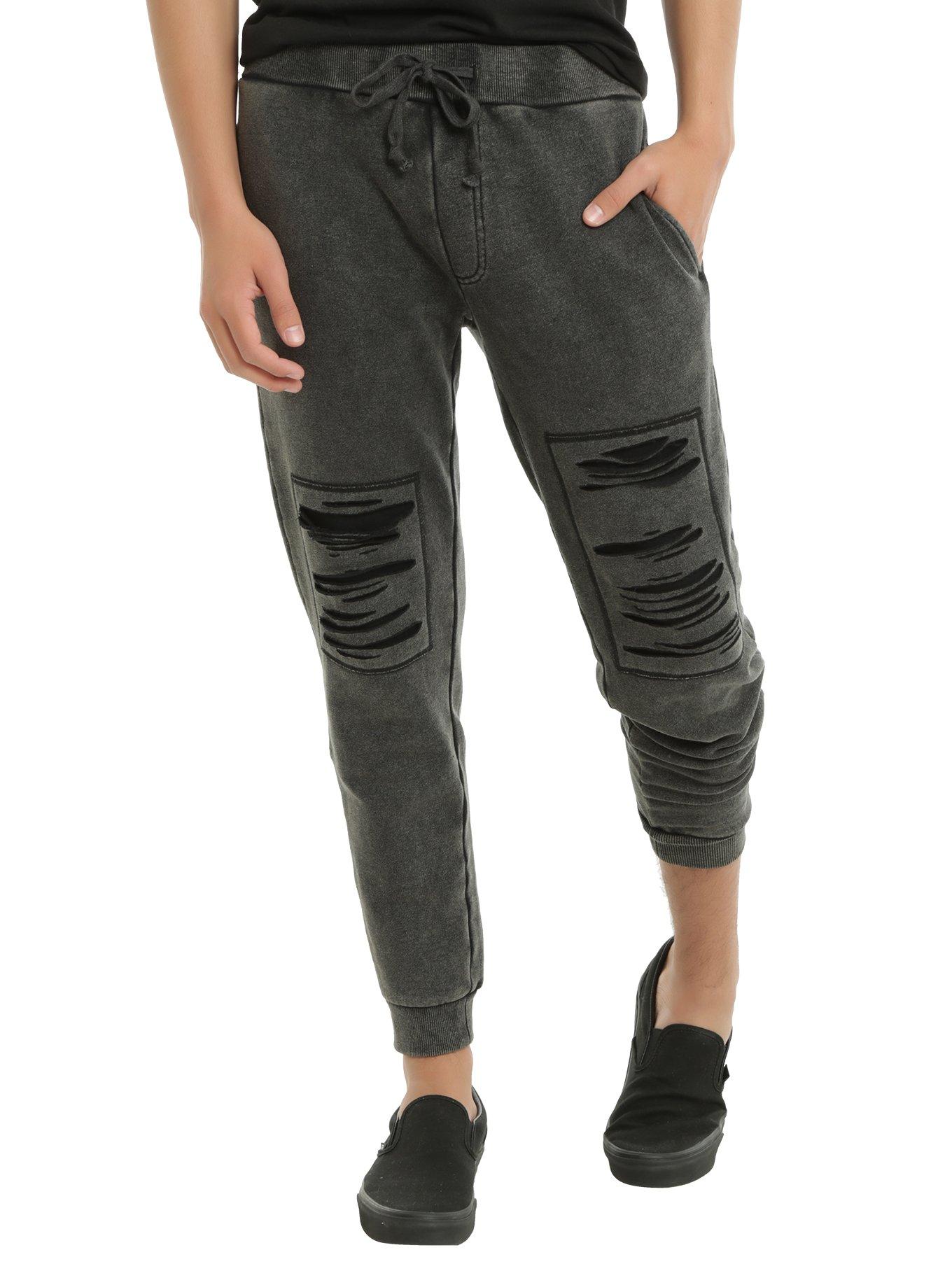 Tyler Carter Destructed Jogger, , alternate