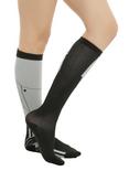 Blackheart Black & Grey Gear Knee-High Socks, , alternate