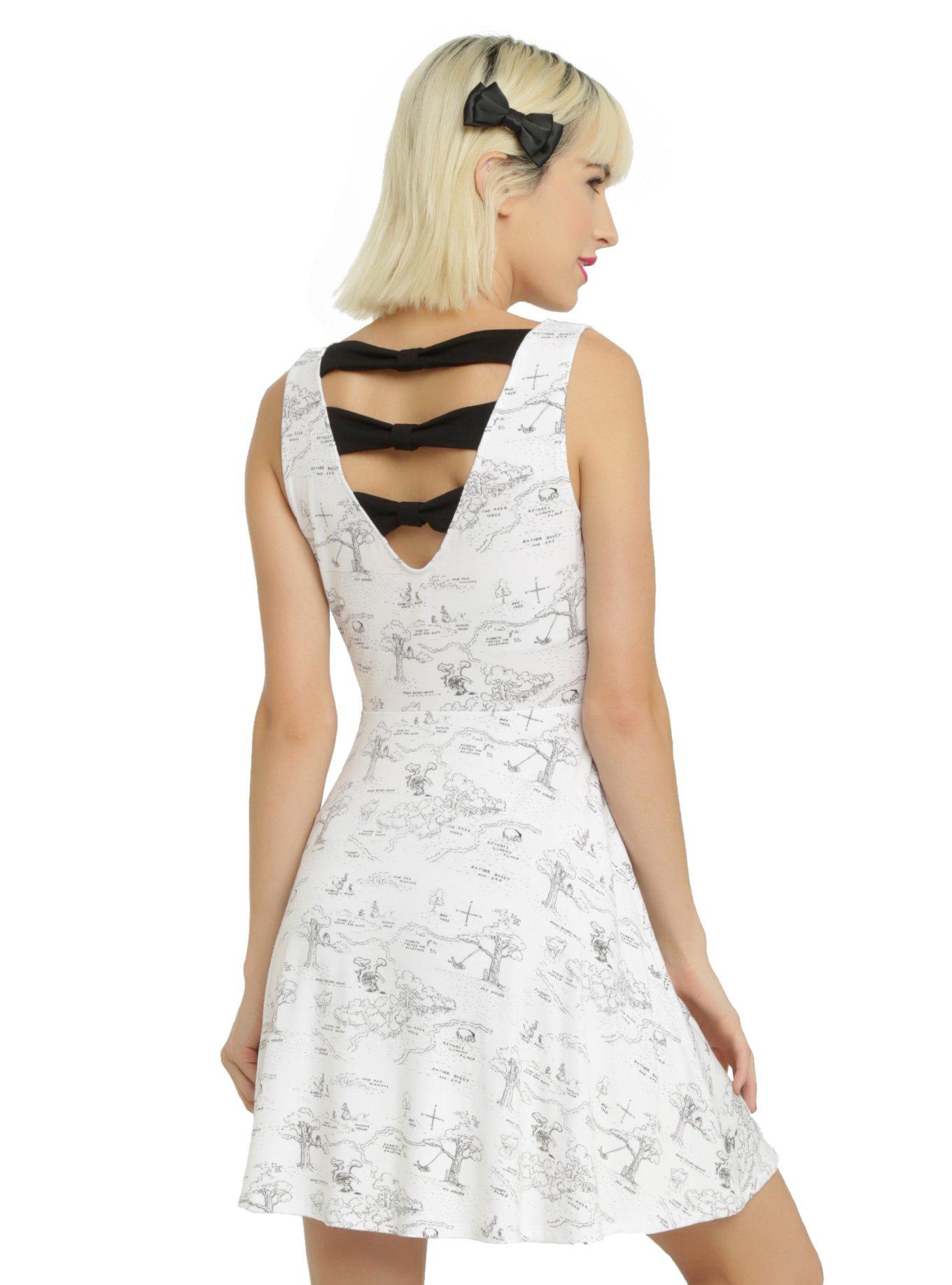 Disney Winnie The Pooh Hundred Acre Wood Bow Back Dress, , alternate