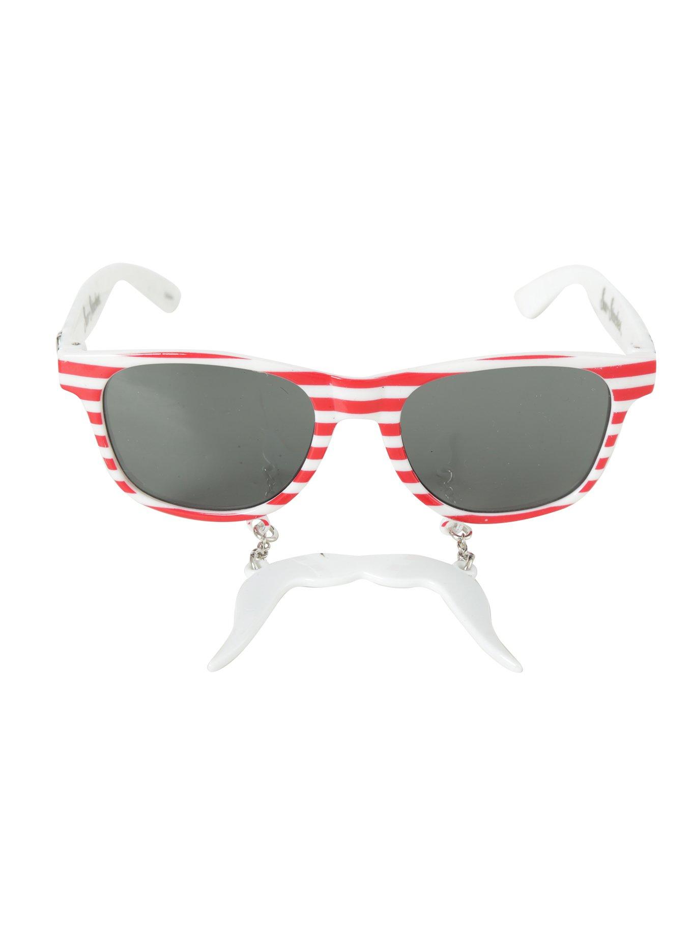 Patriot Stache Sun-Staches Sunglasses, , alternate