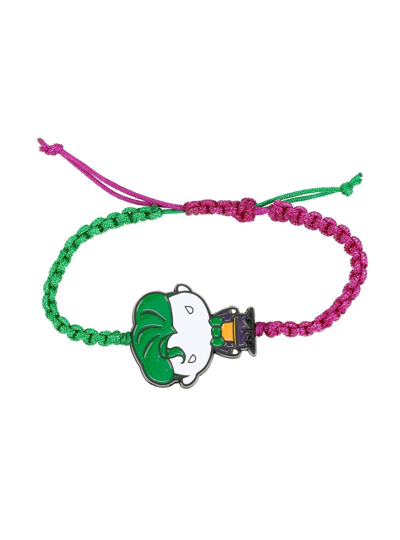 DC Comics The Joker Chibi Cord Bracelet, , alternate