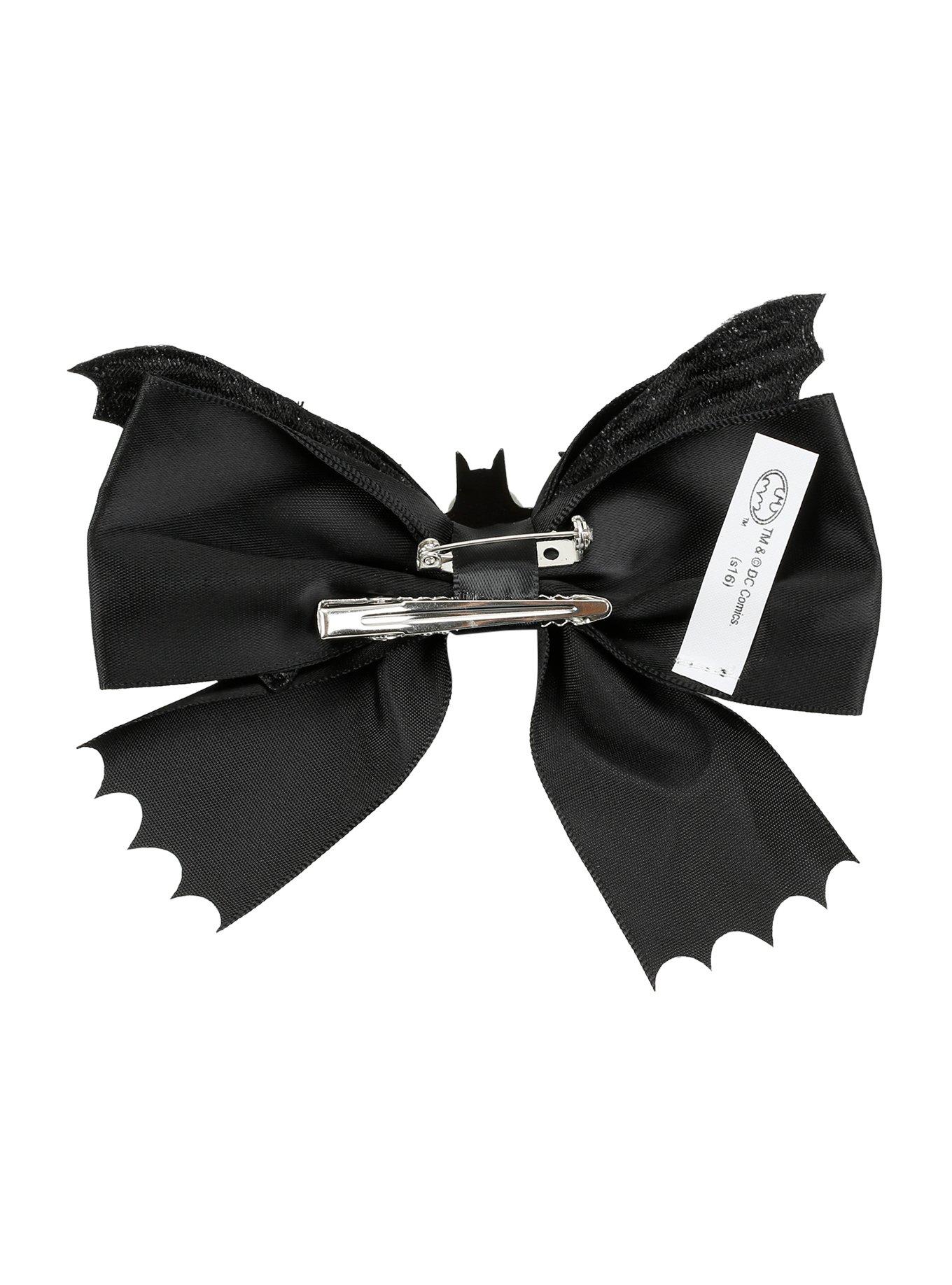 DC Comics Batman Black Cheer Hair Bow, , alternate