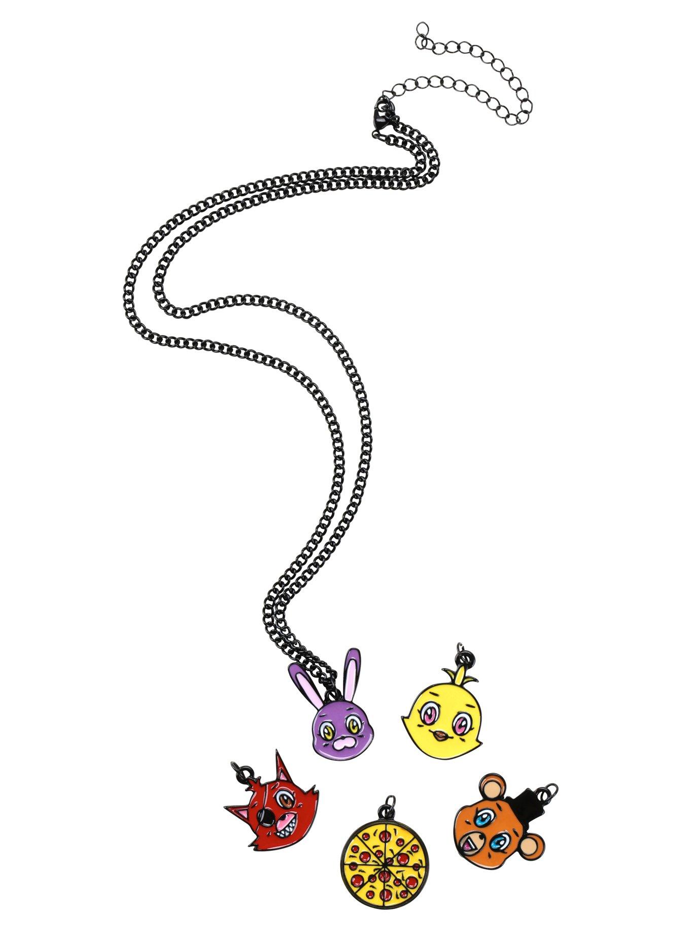 Five Nights At Freddy’s Multi-Charm Necklace, , alternate