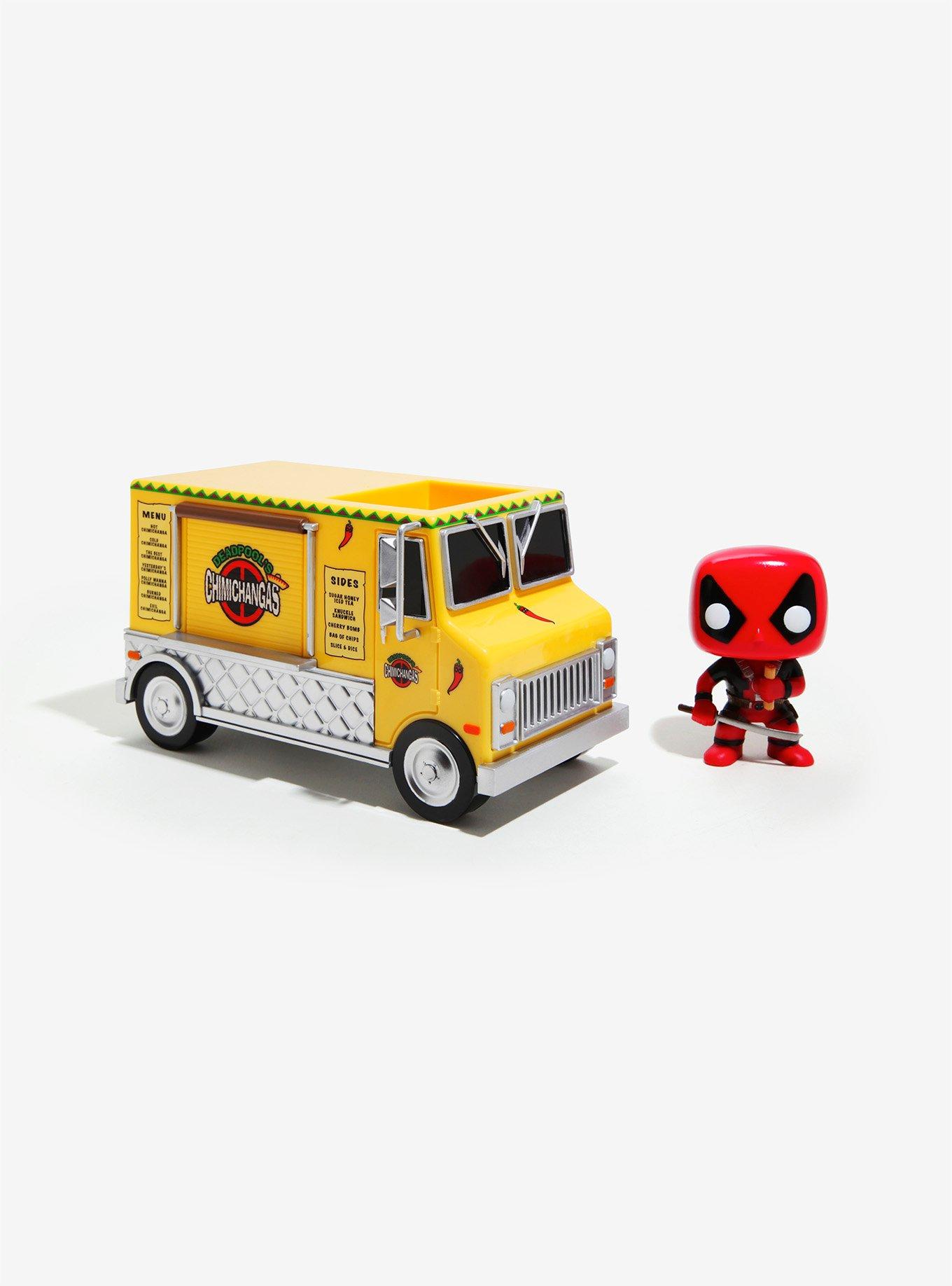 Funko Pop! Rides Marvel Deadpool&rsquo;s Chimichanga Truck Vinyl Bobble-Head Figure, , alternate