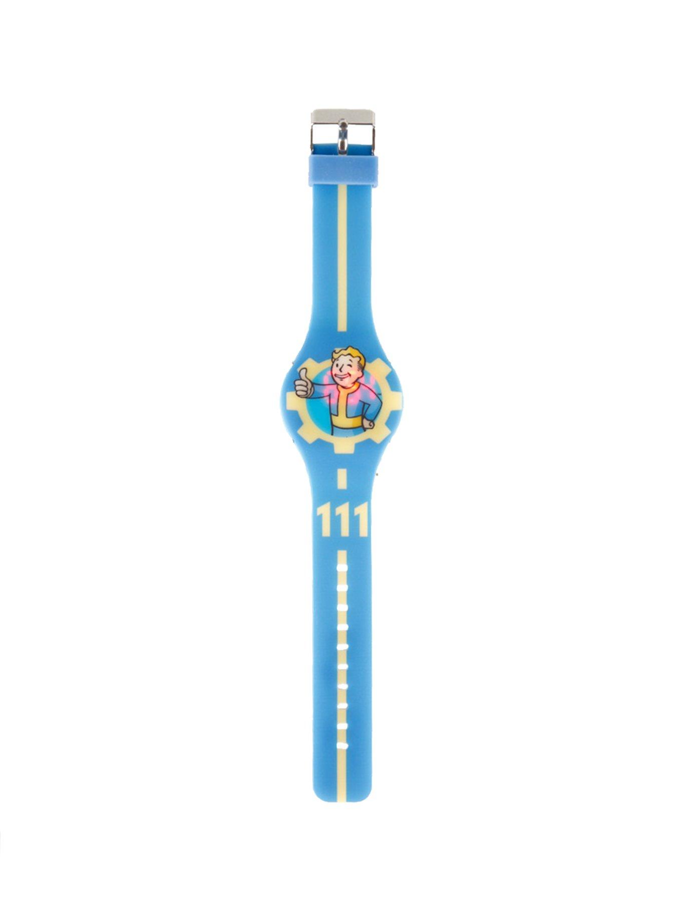 Fallout 4 Vault Boy Rubber LED Watch, , alternate