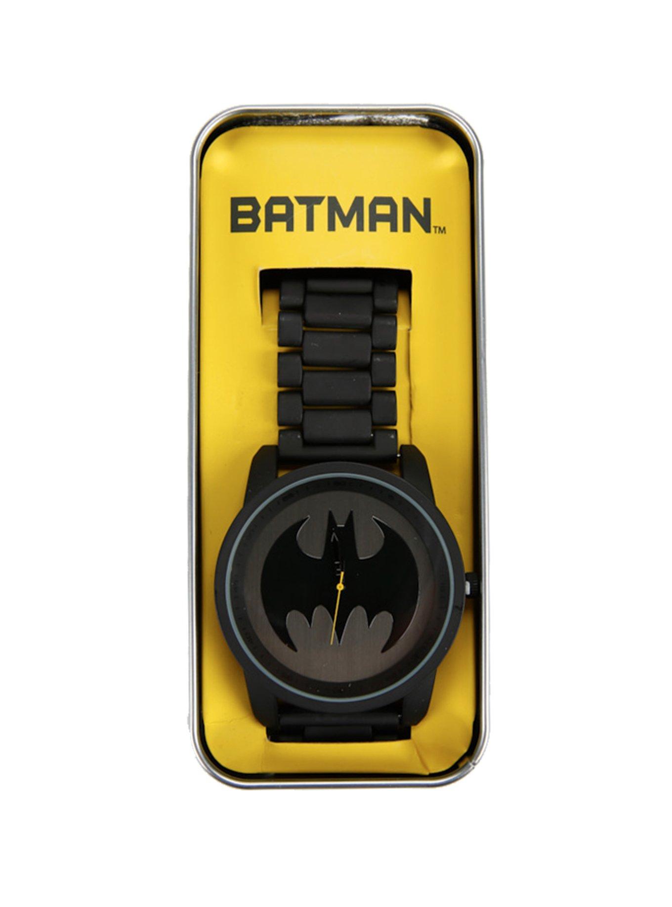 DC Comics Batman Large Face Metal Watch, , alternate