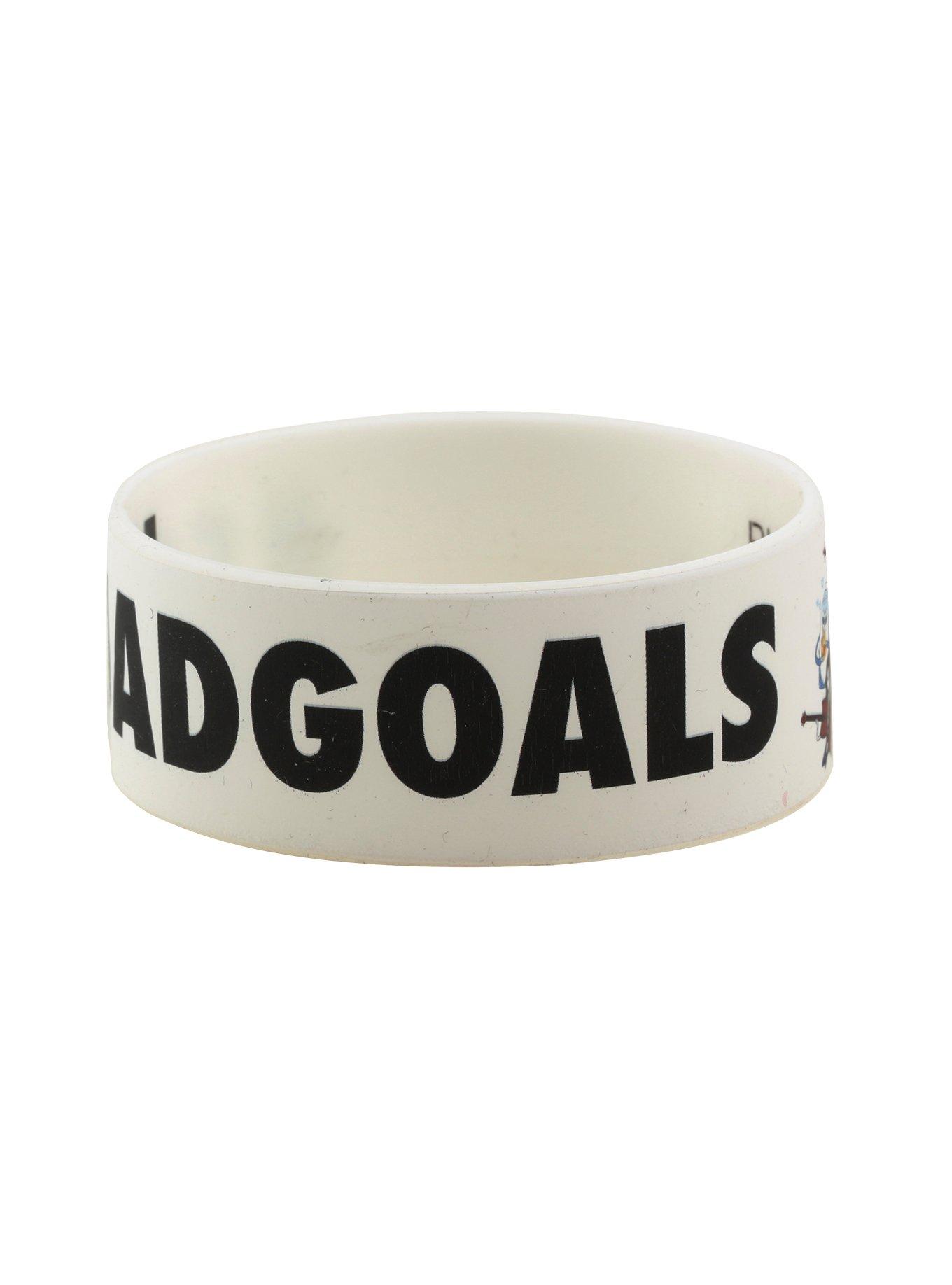 Adventure Time Squad Goals Rubber Bracelet, , alternate