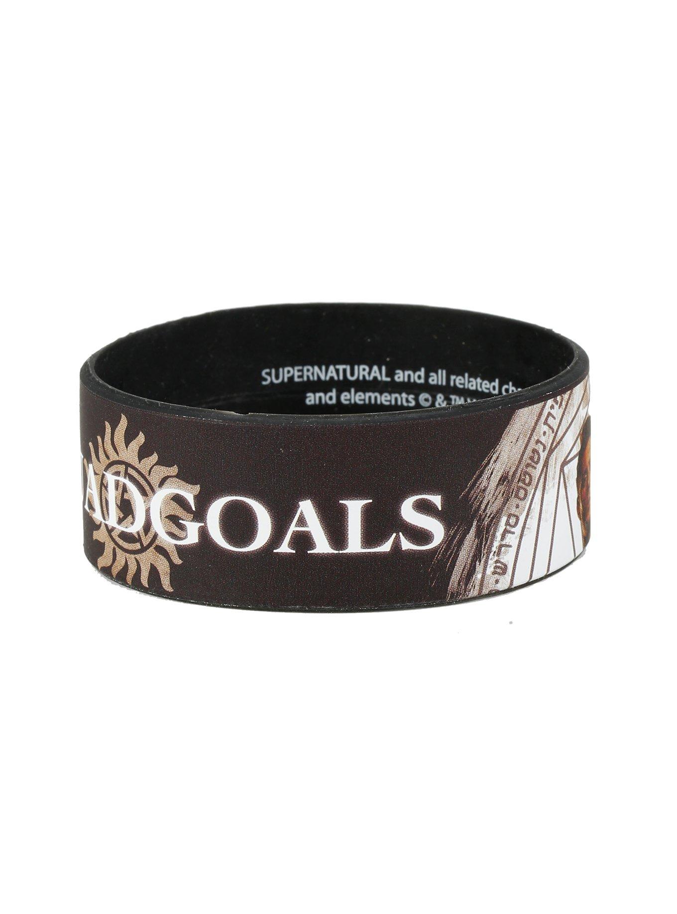 Supernatural Squad Goals Rubber Bracelet, , alternate