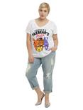 Five Nights At Freddy's Cute Characters Girls T-Shirt Plus Size, , alternate