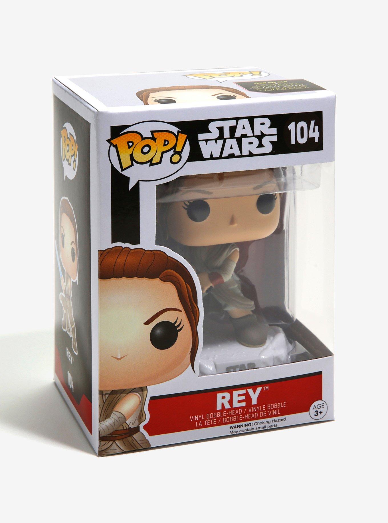 Funko Pop! Star Wars Rey Vinyl Bobble-Head Figure, , alternate