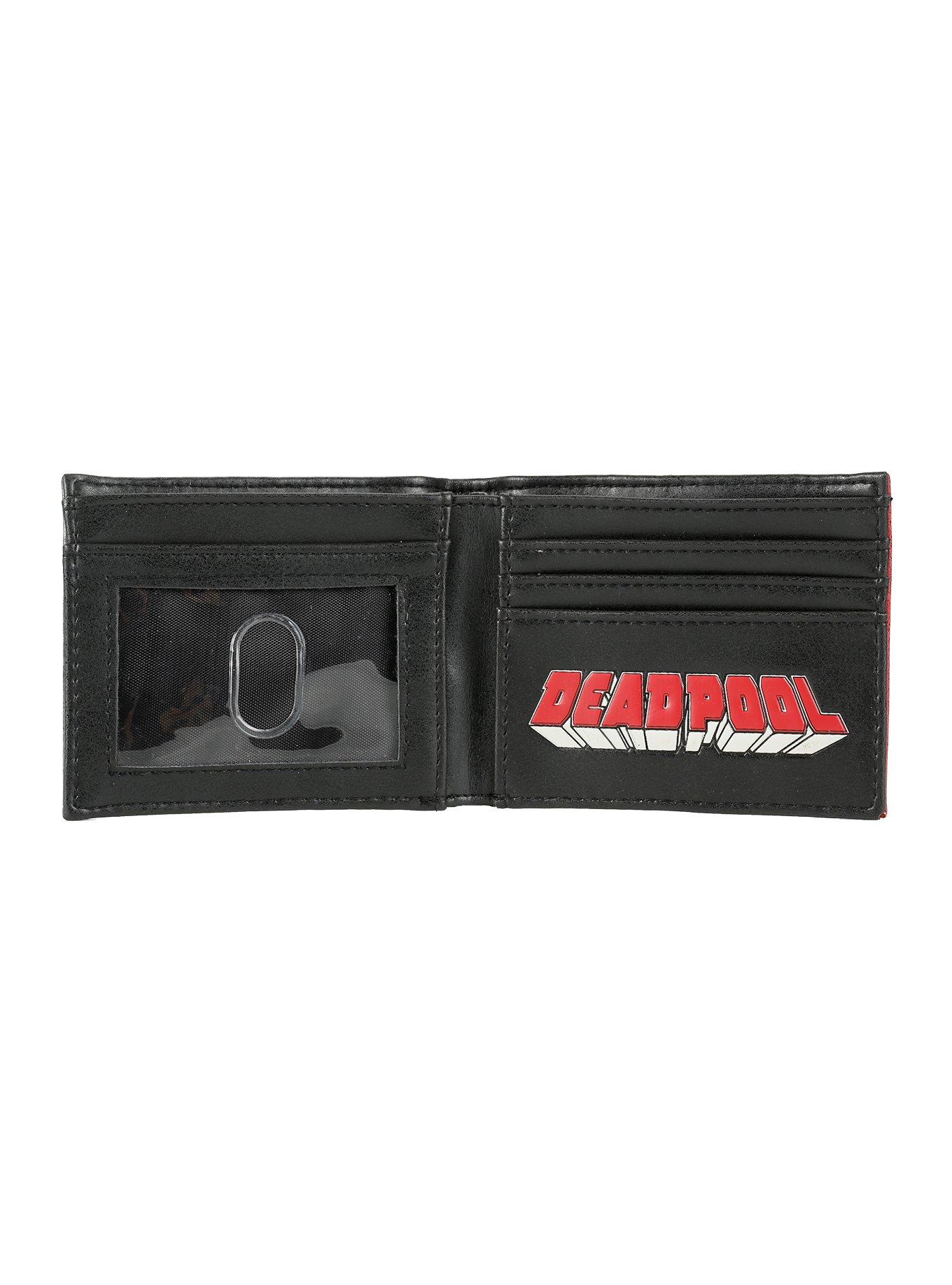 Marvel Deadpool Word Bubble Bi-Fold Wallet, , alternate