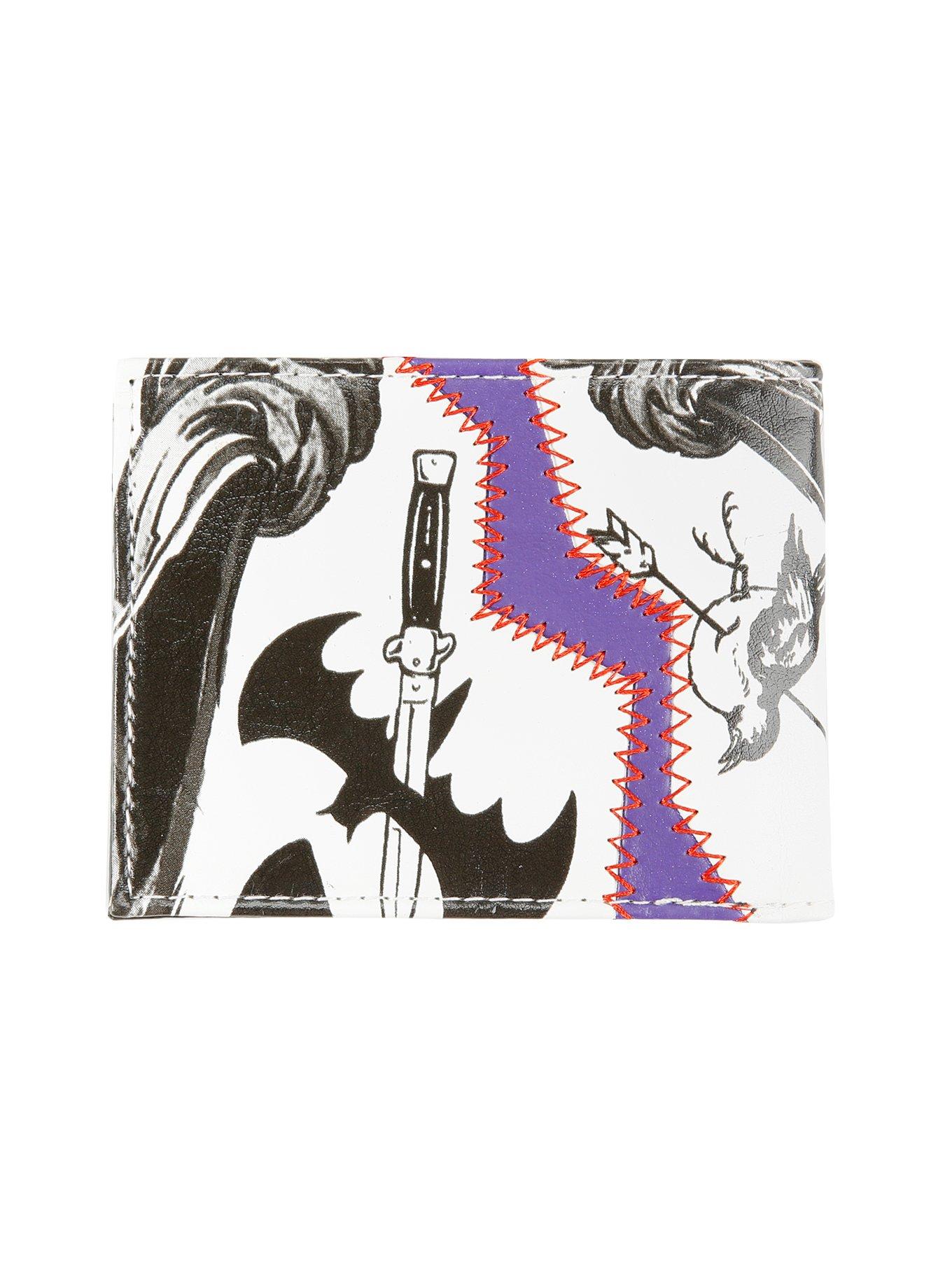 DC Comics Suicide Squad Joker Sketchy Bi-Fold Wallet, , alternate