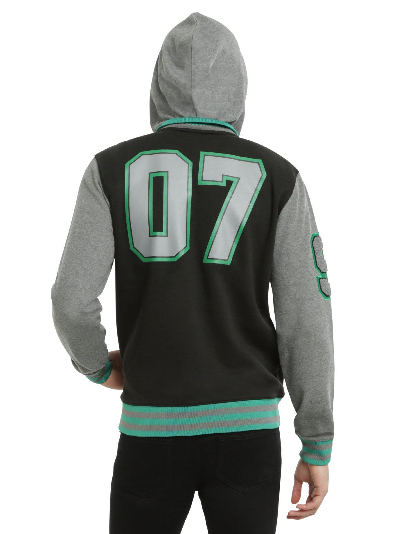 Harry Potter Slytherin Varsity Hoodie, , alternate