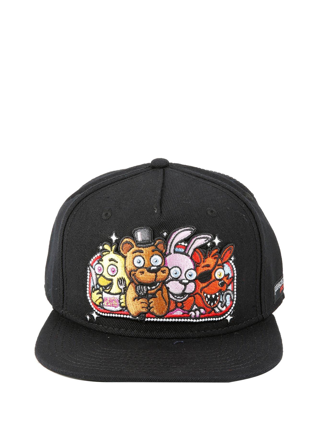 Five Nights At Freddy's Group Lineup Snapback Hat, , alternate