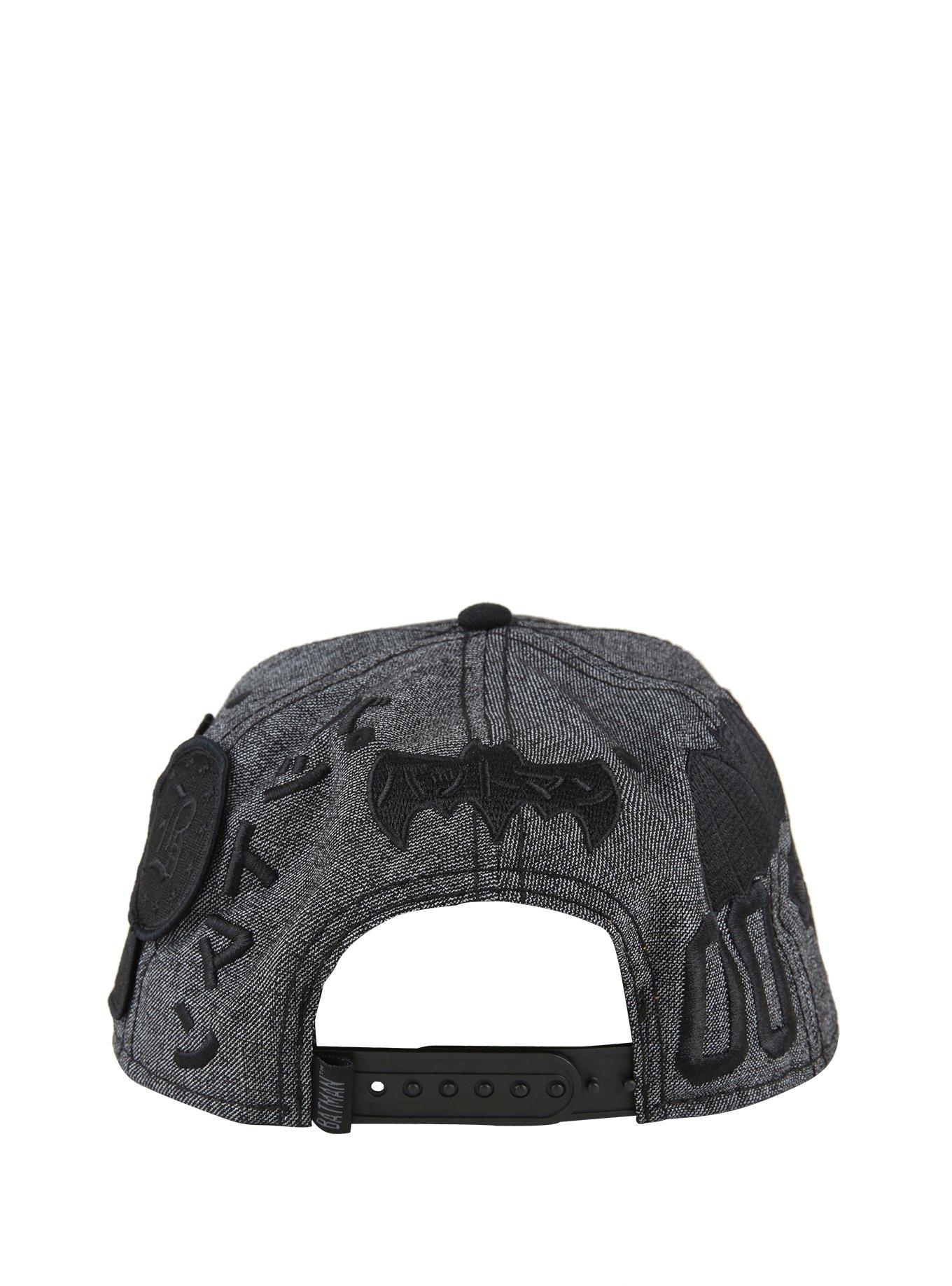 DC Comics Batman Patches Snapback Hat, , alternate