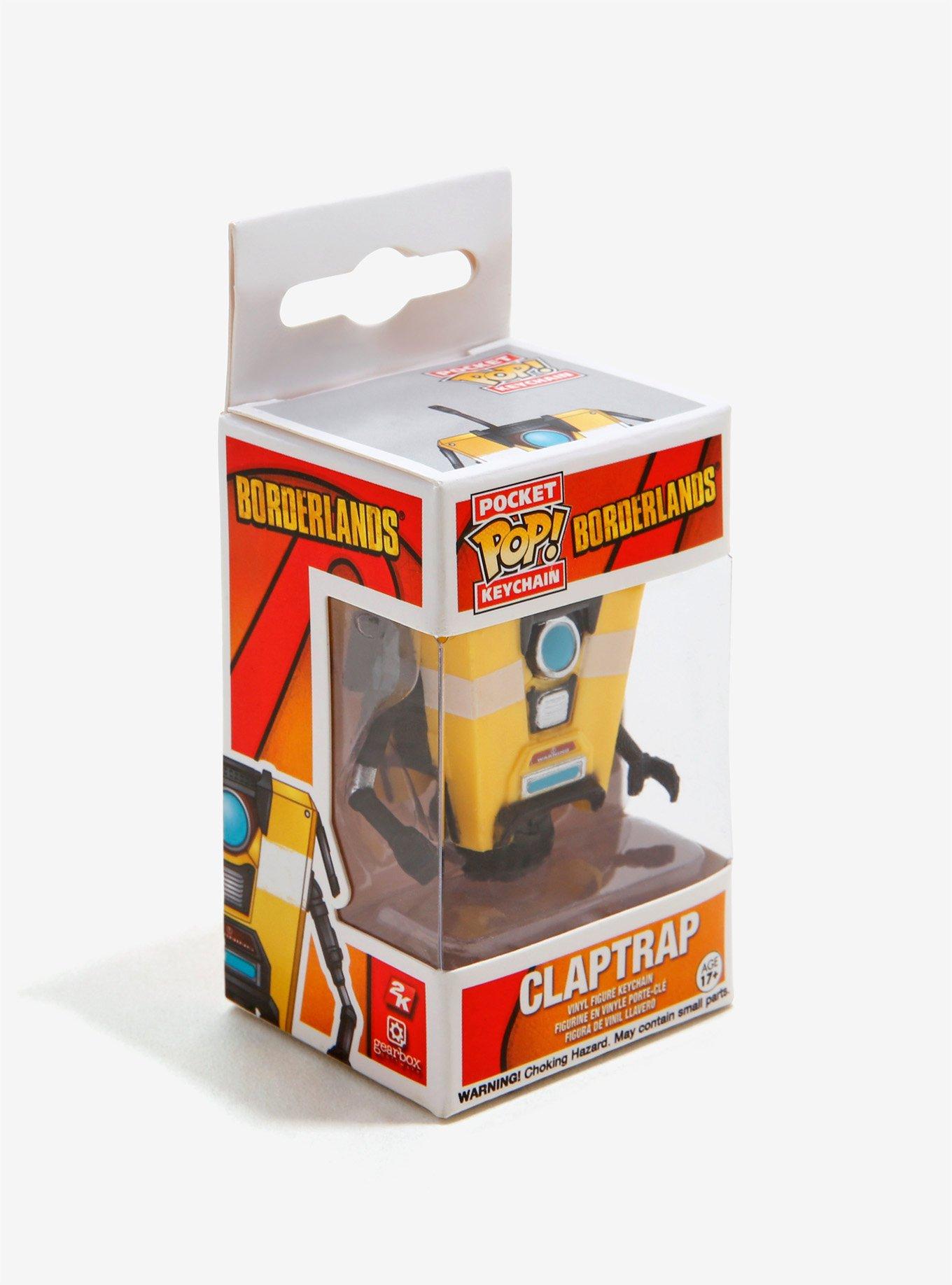 Funko Pocket Pop! Borderlands Claptrap Key Chain, , alternate