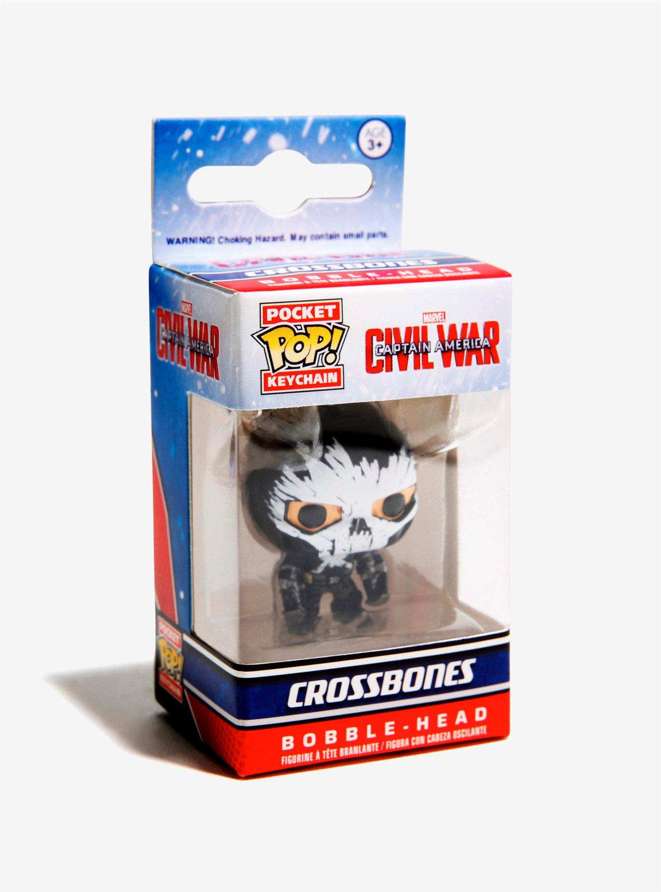 Funko Pocket Pop! Marvel Crossbones Figure Key Chain, , alternate