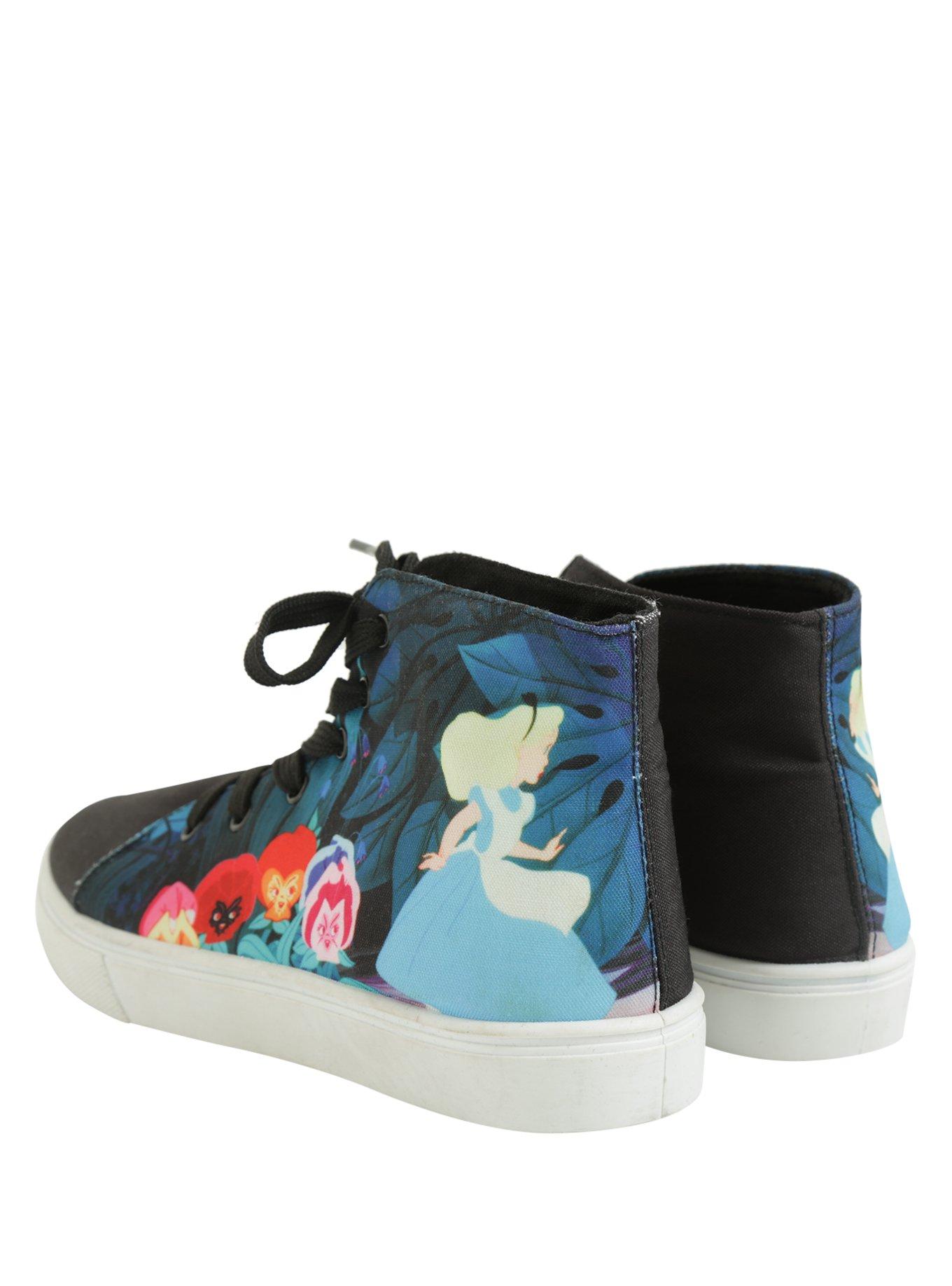Disney Alice In Wonderland Hi-Top Sneakers, , alternate