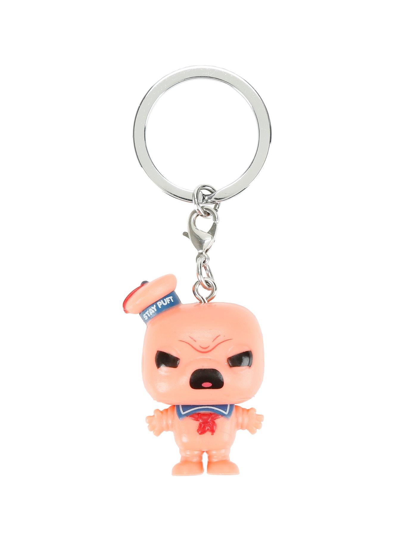 Funko Ghostbusters Pocket Pop! Stay Puft Marshmallow Man Key Chain Hot Topic Exclusive, , alternate