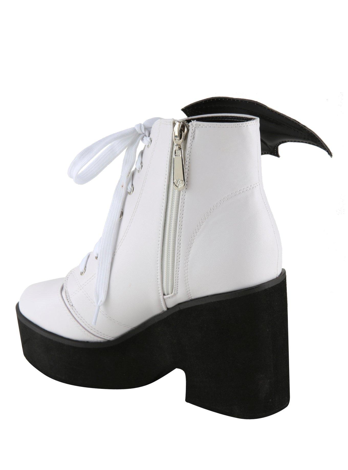 Iron Fist White Walker Platform Booties, , alternate