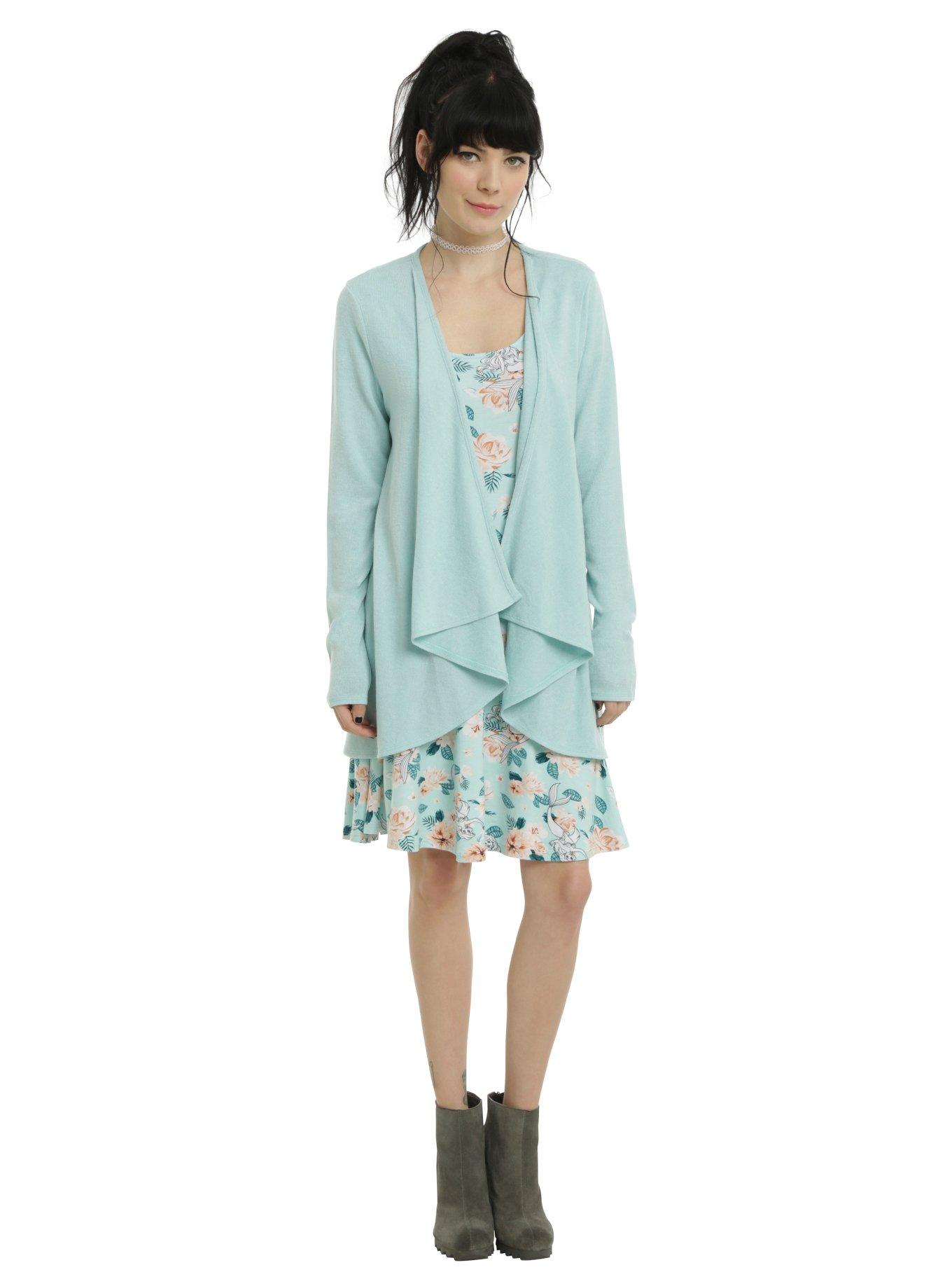Disney The Little Mermaid Ariel Girls Flyaway Cardigan, , alternate