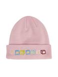 Licensed Melanie Martinez Cry Baby Beanie Blocks Pink Watchman Knit Hat Cap NWT