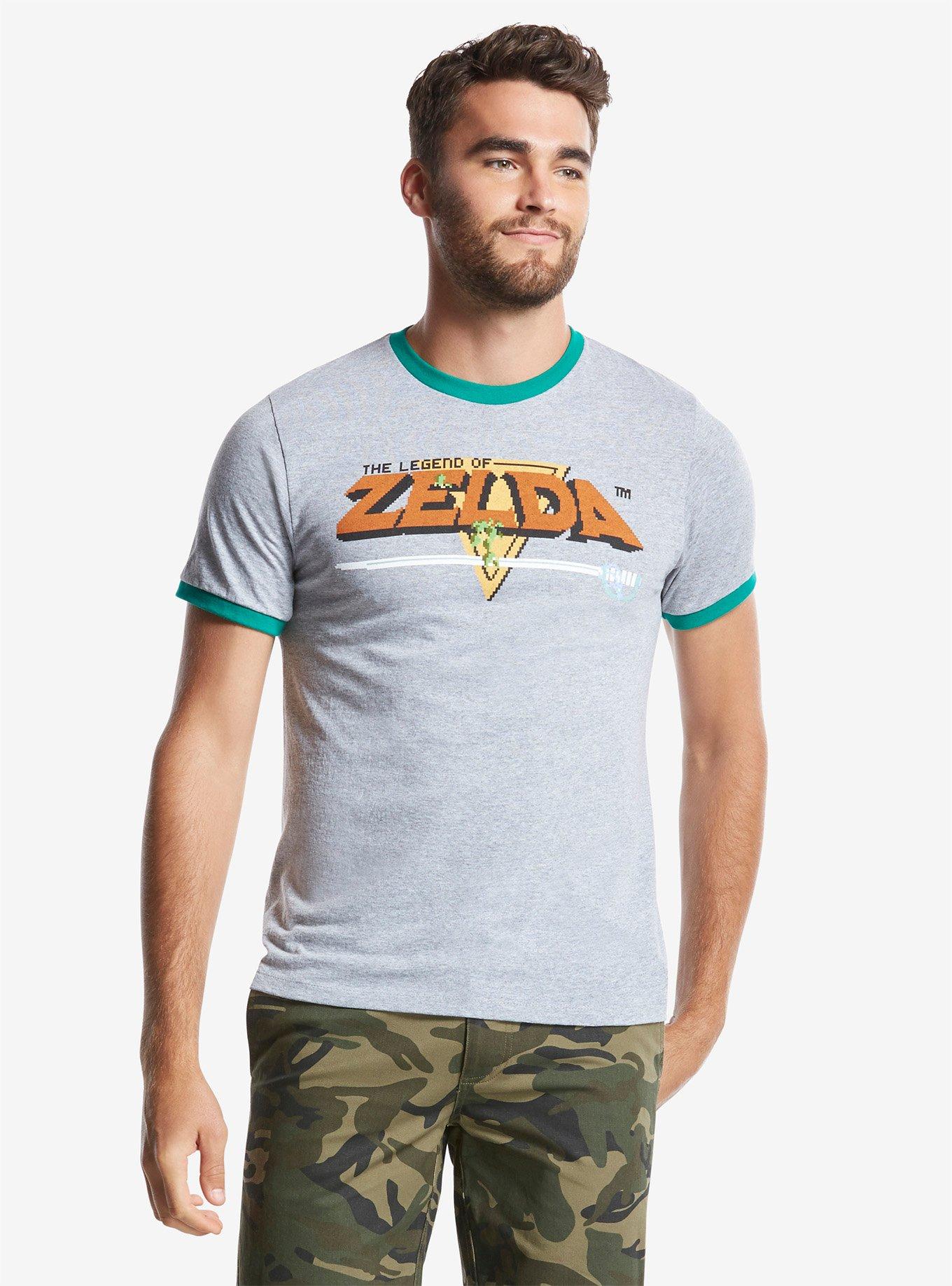 Nintendo The Legend Of Zelda 8-Bit Ringer T-Shirt, , alternate
