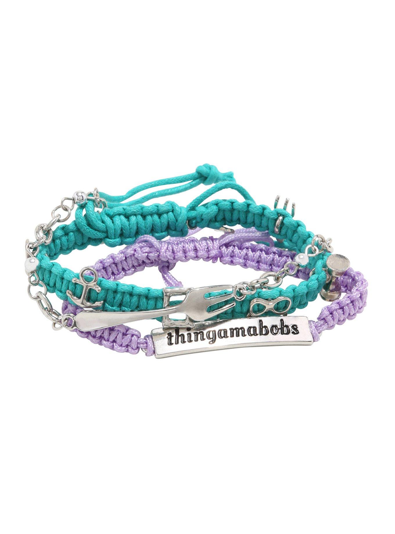 Disney The Little Mermaid Thingamabobs Bracelet Set, , alternate