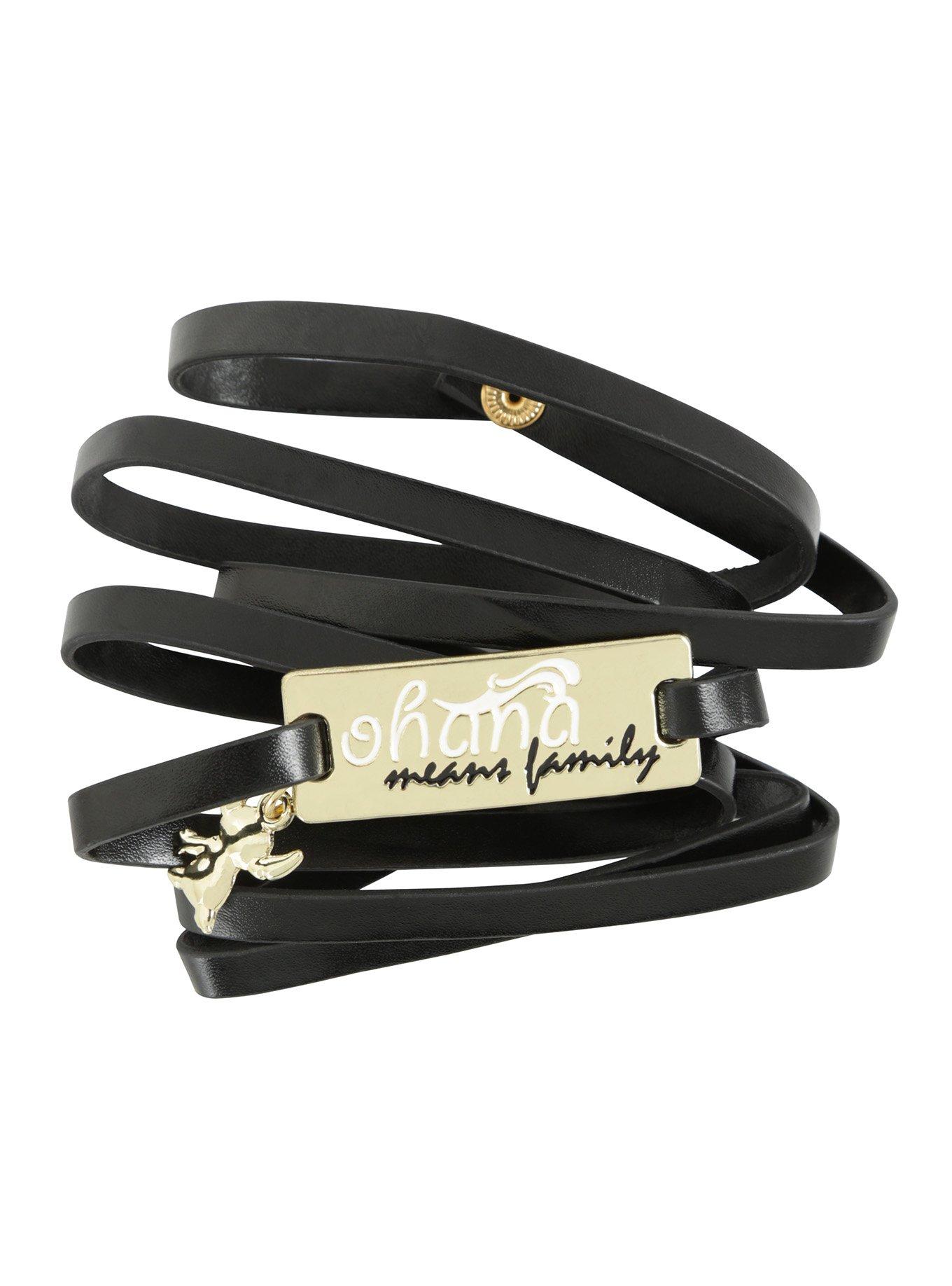 Disney Lilo & Stitch Ohana Wrap Bracelet, , alternate