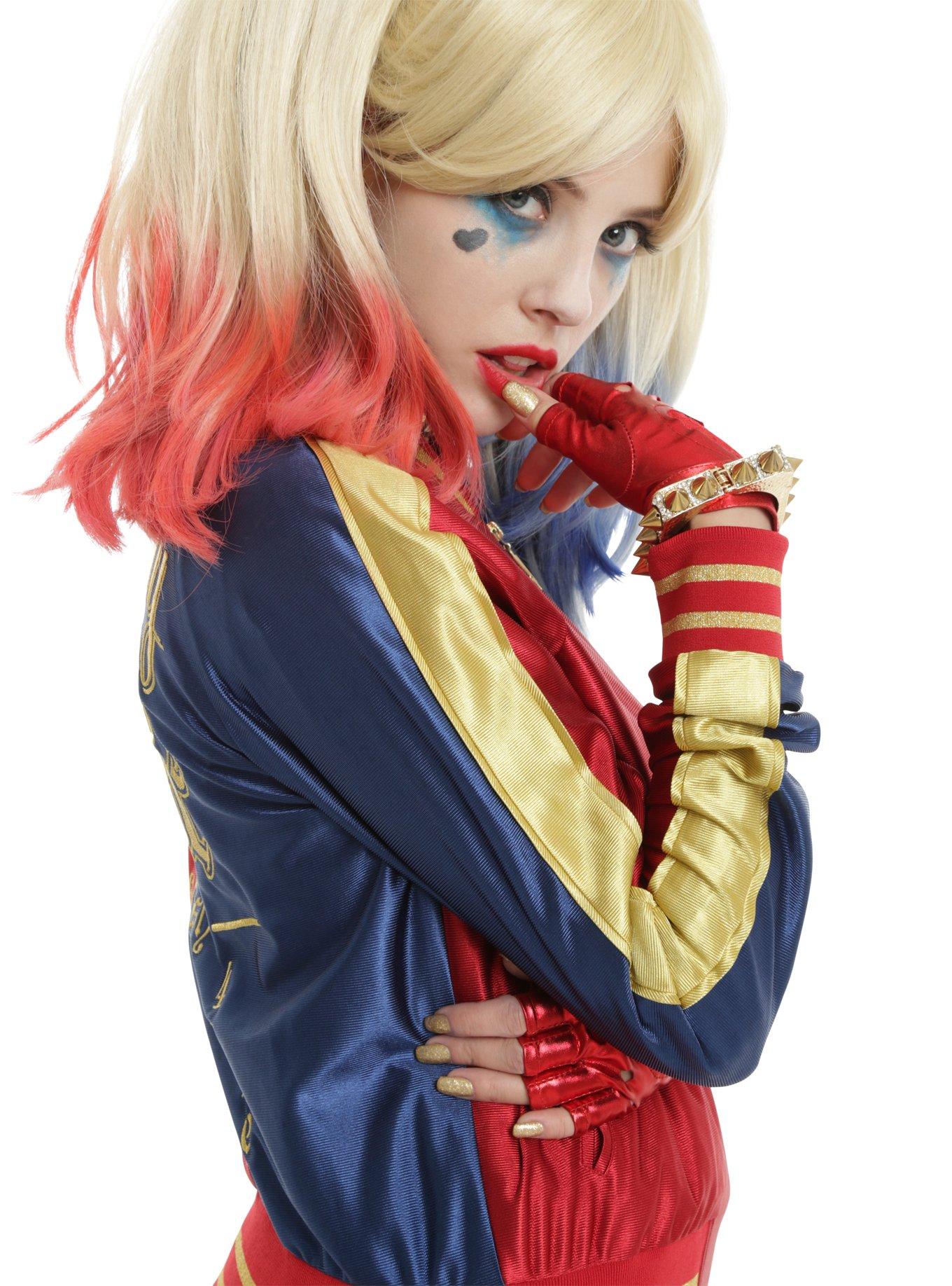 DC Comics Suicide Squad Harley Quinn Girls Satin Souvenir Jacket, , alternate