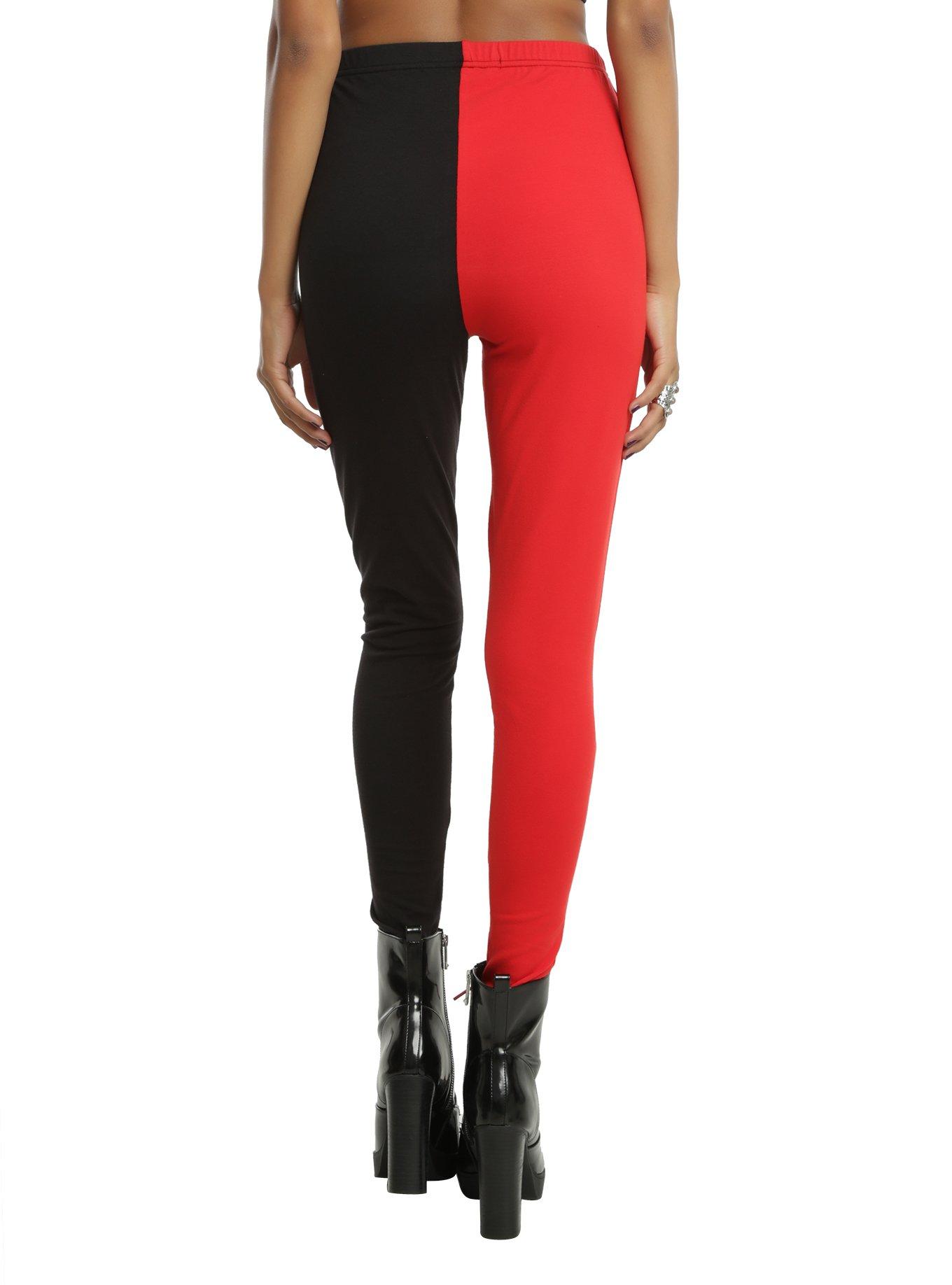 Iron Fist x Ash Costello Bat Royalty Black & Red Bone Leggings, , alternate