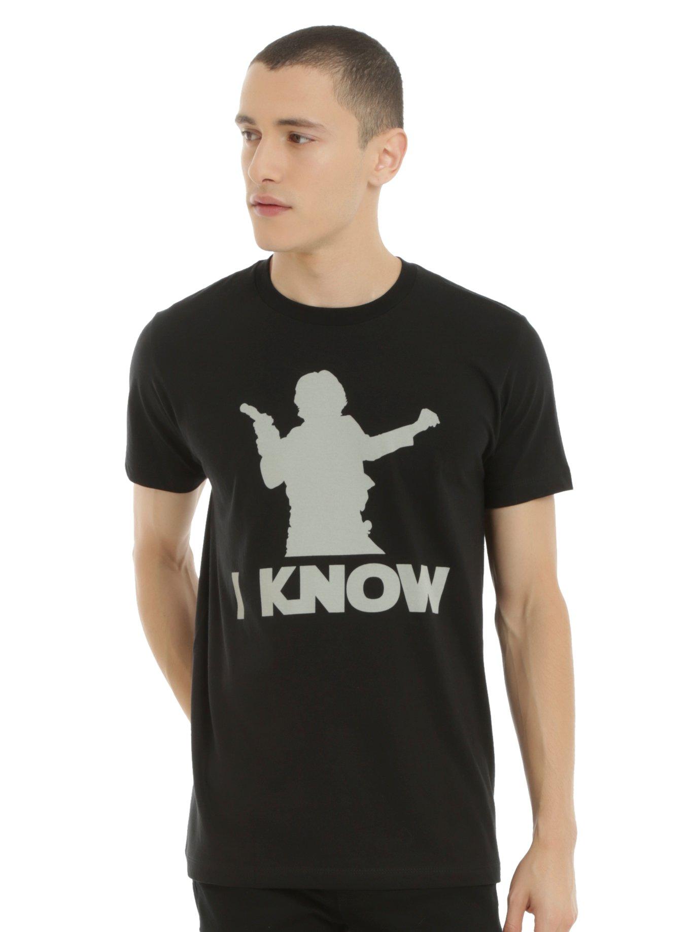 Star Wars Han Solo I Know T-Shirt, , alternate