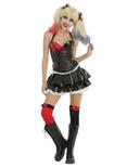 DC Comics Harley Quinn Red & Black Quilted Bustier, , alternate