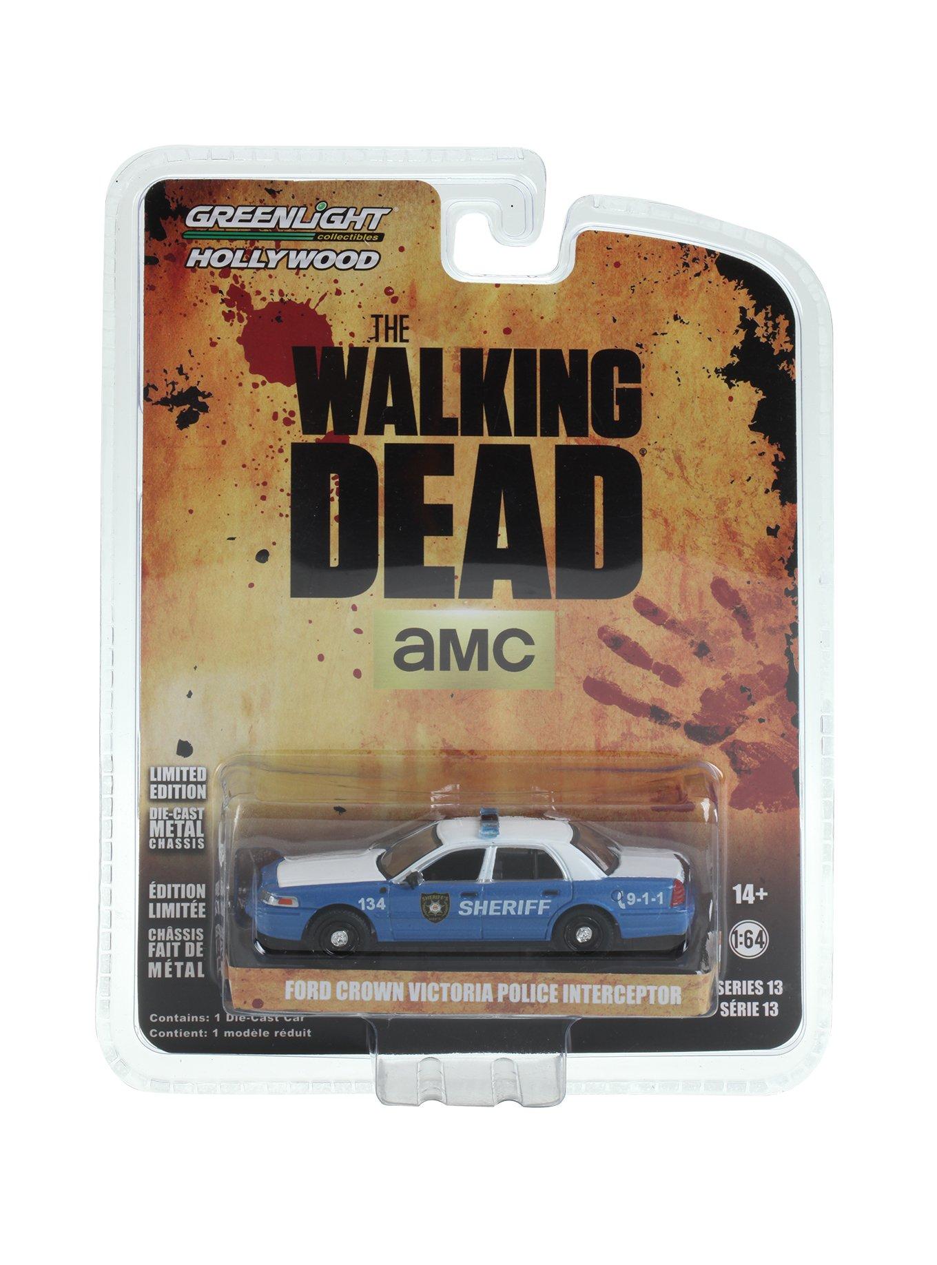 The Walking Dead Crown Victoria Police Interceptor Mini Car, , alternate